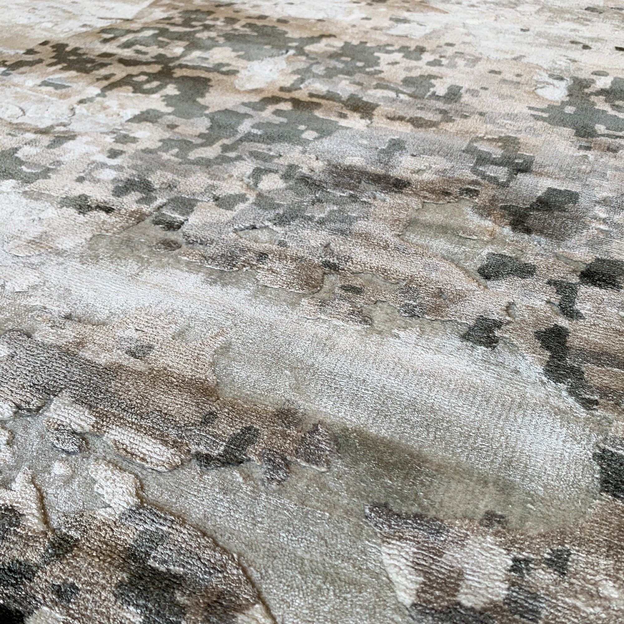 90X300 Cm Handmade Viscos Rug Jh-20733-Long -  Rugs - ebarza Furniture UAE | Shop Modern Furniture in Abu Dhabi & Dubai - مفروشات ايبازرا في الامارات | تسوق اثاث عصري وديكورات مميزة في دبي وابوظبي