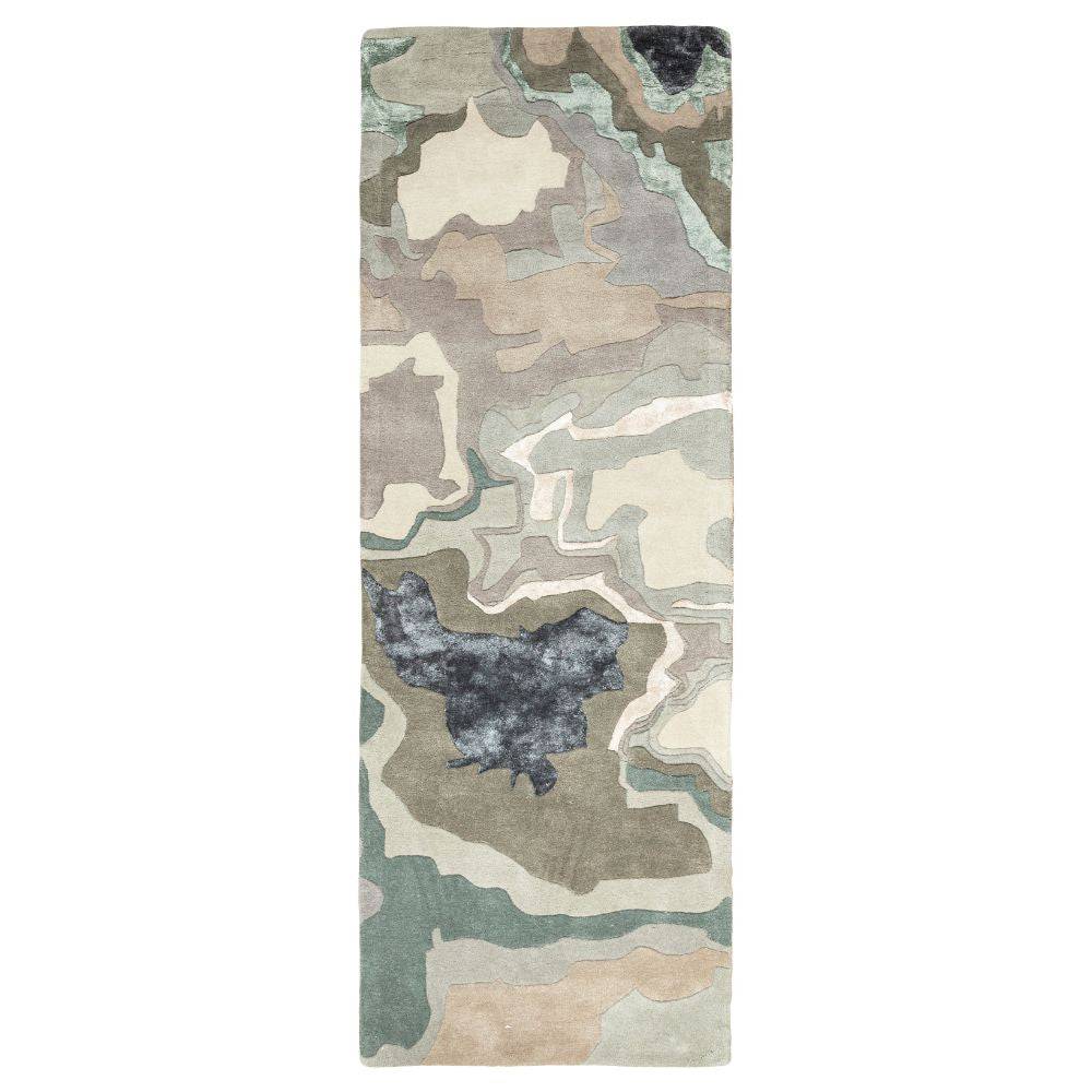 90X300 Cm Handmade Wool Rug Jh-20728-S -  Rugs - ebarza Furniture UAE | Shop Modern Furniture in Abu Dhabi & Dubai - مفروشات ايبازرا في الامارات | تسوق اثاث عصري وديكورات مميزة في دبي وابوظبي