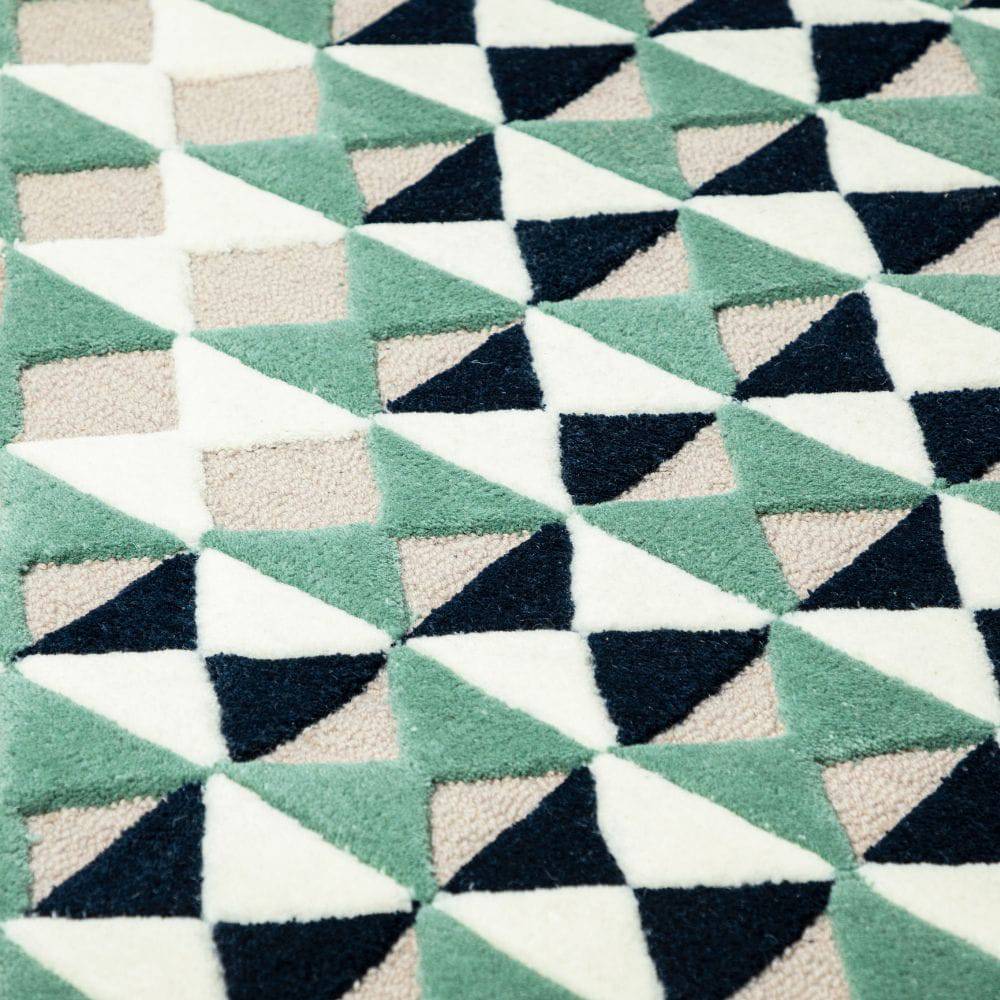 90X300 Cm Handmade Wool Rug Jh-20738-Long -  Rugs - ebarza Furniture UAE | Shop Modern Furniture in Abu Dhabi & Dubai - مفروشات ايبازرا في الامارات | تسوق اثاث عصري وديكورات مميزة في دبي وابوظبي