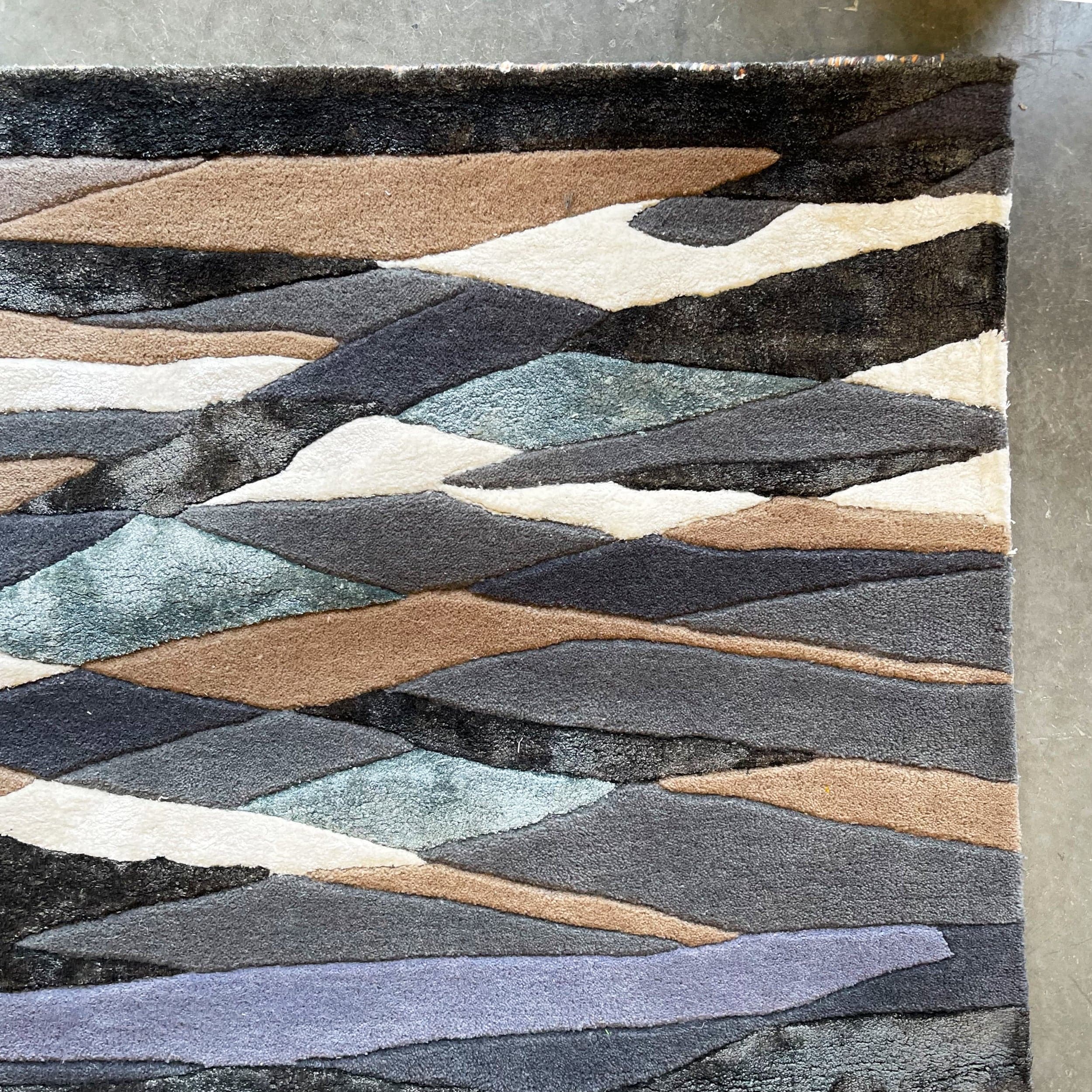 90X300 Cm Handmade Wool Rug Jh-20740-Long -  Rugs - ebarza Furniture UAE | Shop Modern Furniture in Abu Dhabi & Dubai - مفروشات ايبازرا في الامارات | تسوق اثاث عصري وديكورات مميزة في دبي وابوظبي