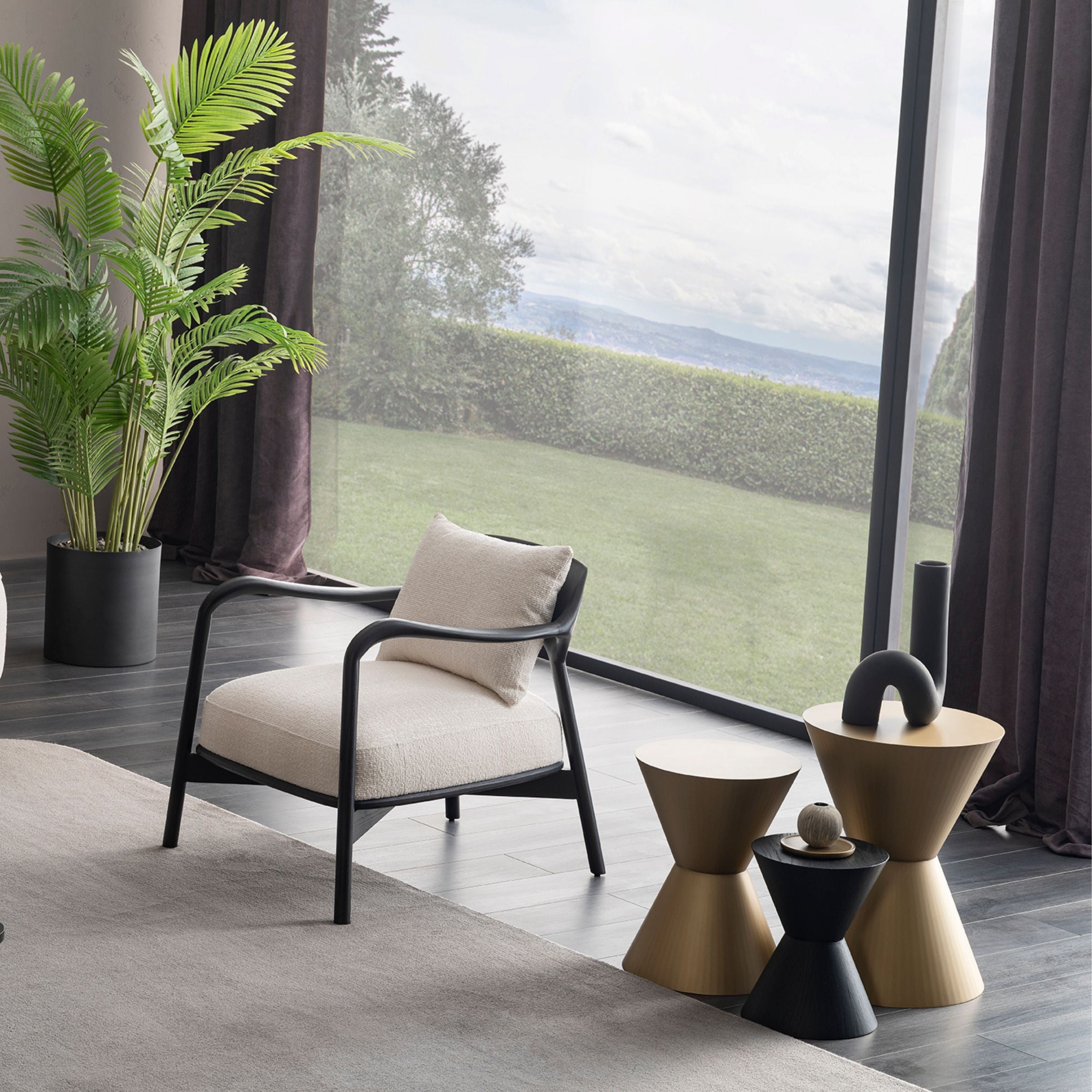 GRANDE BUTTON SIDE TABLE SMALL ORXGRND-STS27 -  Side Tables - ebarza Furniture UAE | Shop Modern Furniture in Abu Dhabi & Dubai - مفروشات ايبازرا في الامارات | تسوق اثاث عصري وديكورات مميزة في دبي وابوظبي