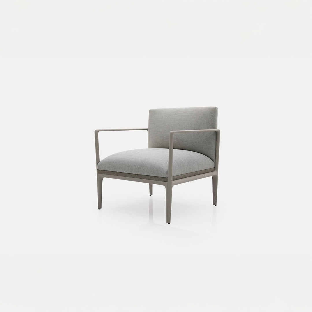 Pre-order 120 Days Delivery AIKA Armchair AIKA-single seat with Aluminum arm -  Armchairs - ebarza Furniture UAE | Shop Modern Furniture in Abu Dhabi & Dubai - مفروشات ايبازرا في الامارات | تسوق اثاث عصري وديكورات مميزة في دبي وابوظبي