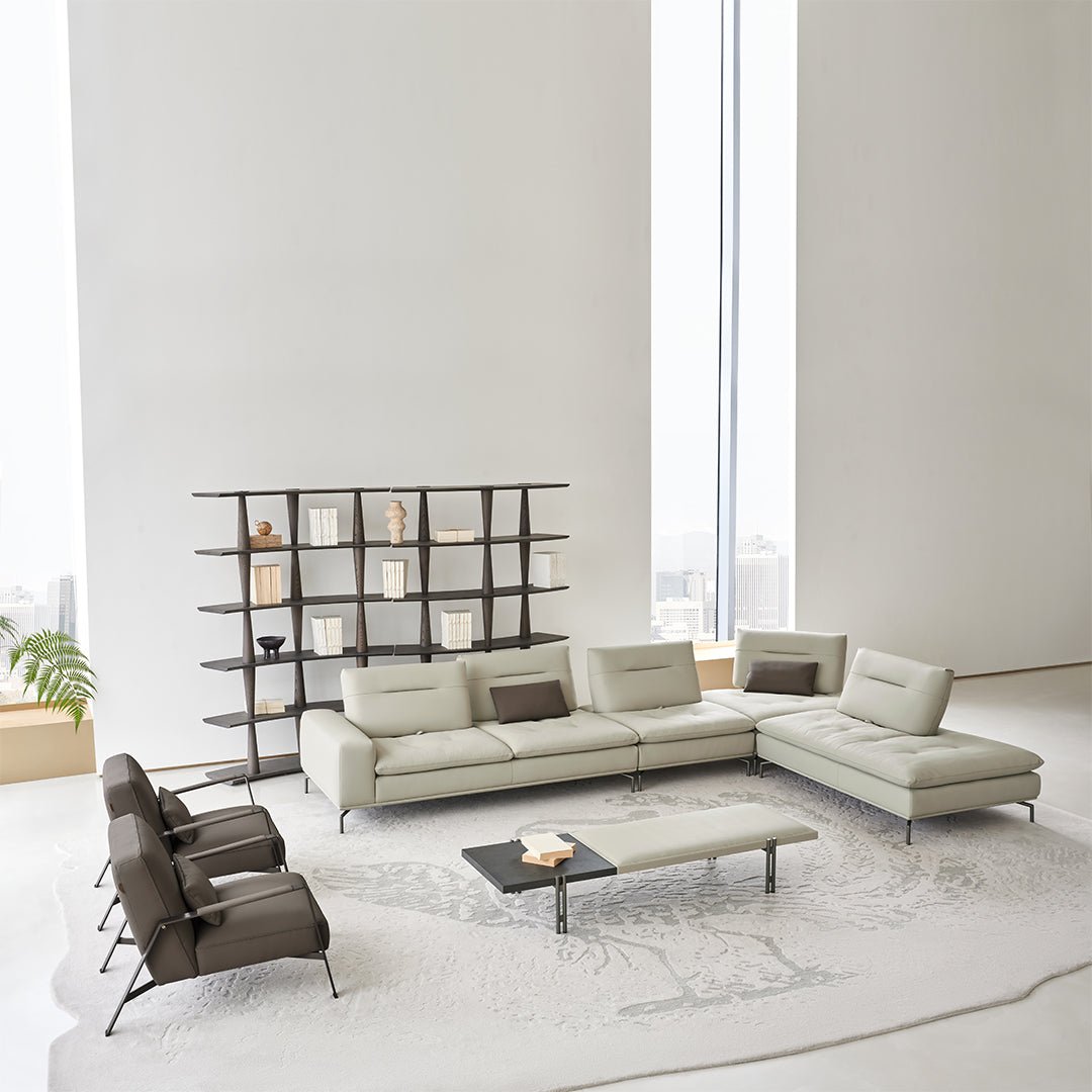 Nexus Single Seater Armless Modular Sofa - AMF-S180 -  Sofas - ebarza Furniture UAE | Shop Modern Furniture in Abu Dhabi & Dubai - مفروشات ايبازرا في الامارات | تسوق اثاث عصري وديكورات مميزة في دبي وابوظبي