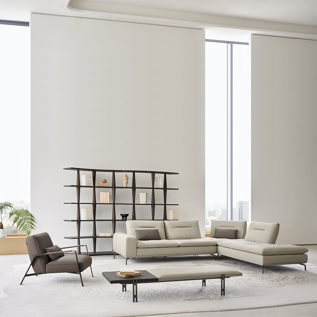 Pre-order 25 Days Delivery Nexus Modular Sofa With Right Relaxed 2-Seater Without Arm - AMF-S180 -  Sofas - ebarza Furniture UAE | Shop Modern Furniture in Abu Dhabi & Dubai - مفروشات ايبازرا في الامارات | تسوق اثاث عصري وديكورات مميزة في دبي وابوظبي
