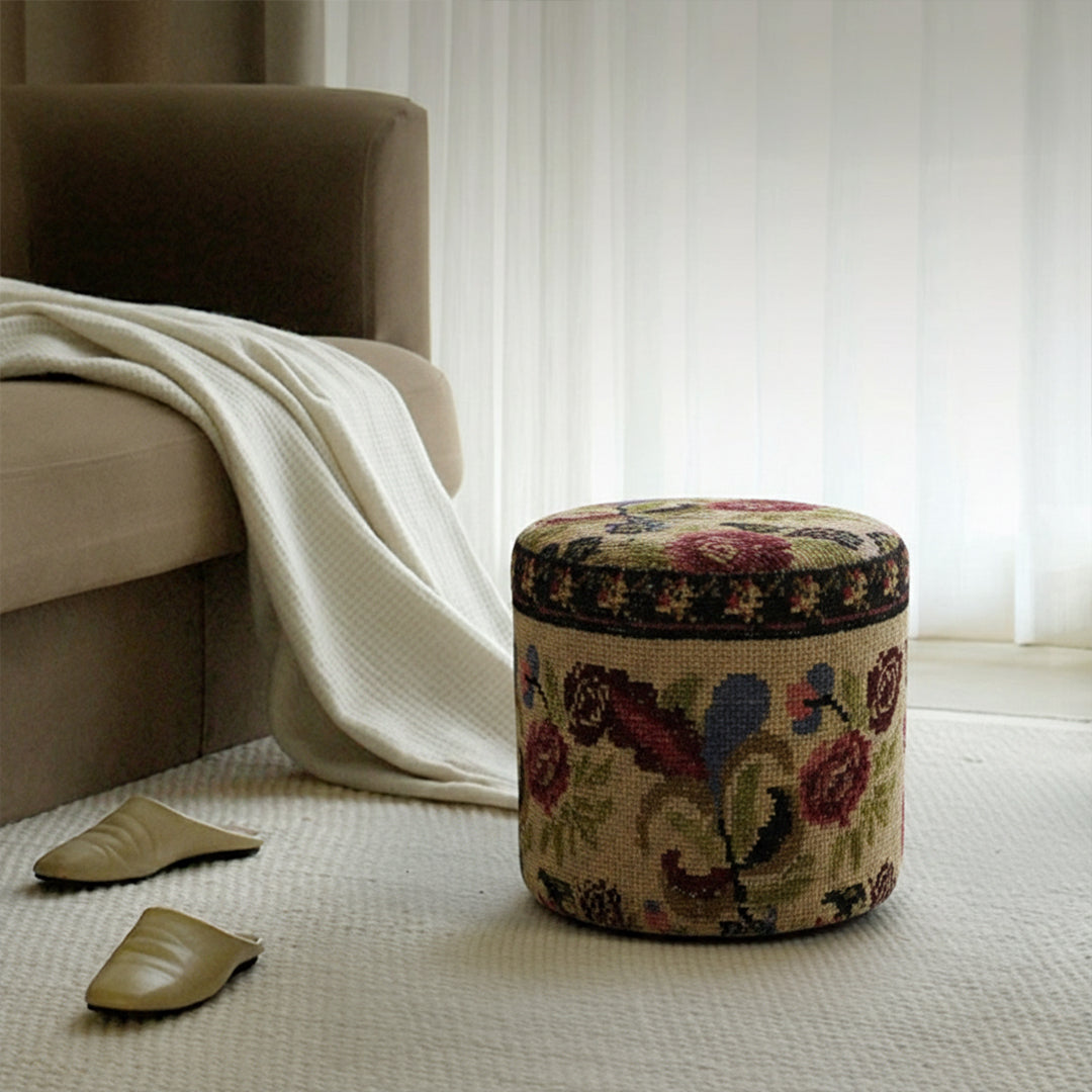 Anatolian Patchwork Style Pouf P11