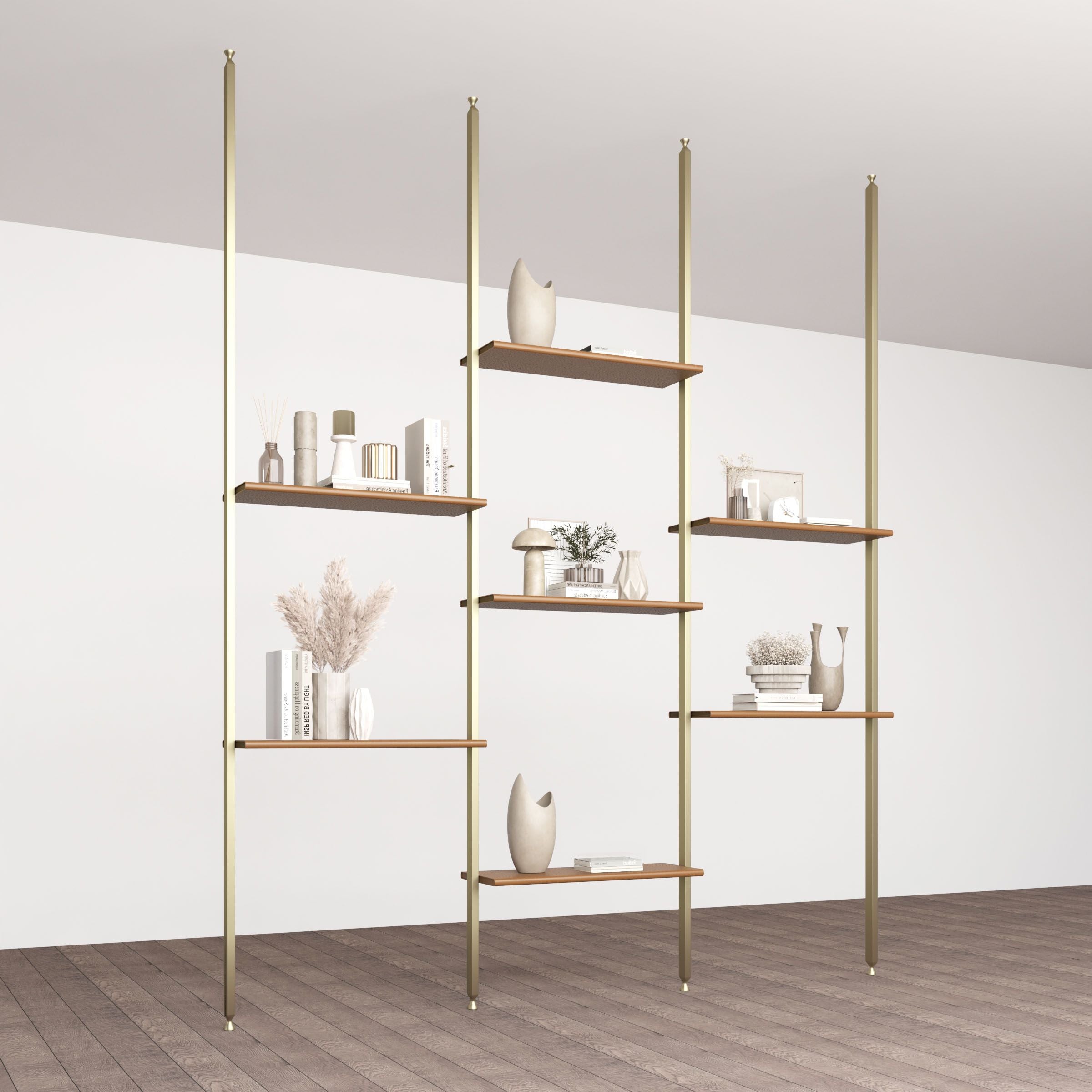 Antik Closet/Cabinet SADDLE LEATHER+MDF SHELF 75X50-Caramel -  Cabinets - ebarza Furniture UAE | Shop Modern Furniture in Abu Dhabi & Dubai - مفروشات ايبازرا في الامارات | تسوق اثاث عصري وديكورات مميزة في دبي وابوظبي
