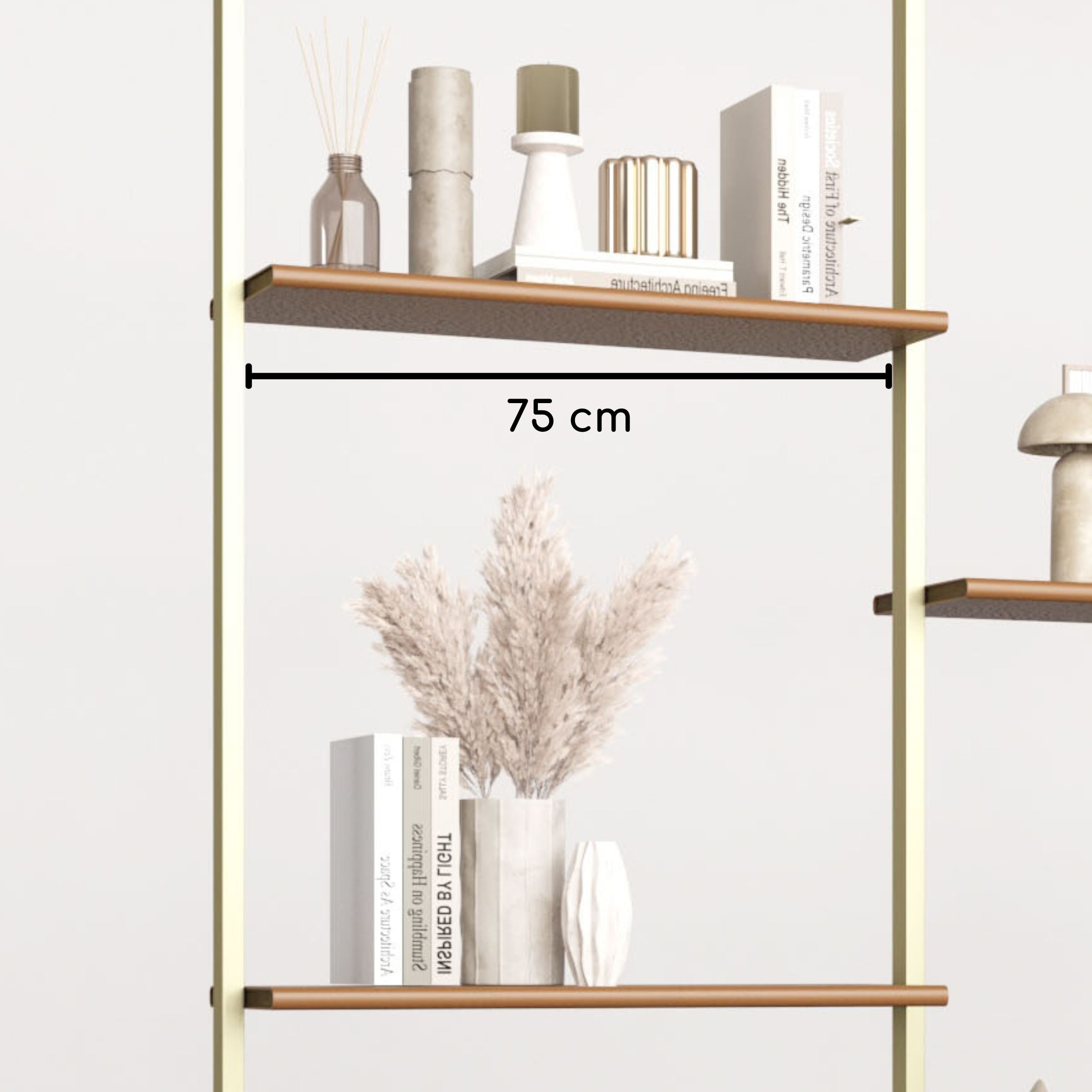 Antik Closet/Cabinet SADDLE LEATHER+MDF SHELF 75X50-Caramel -  Cabinets - ebarza Furniture UAE | Shop Modern Furniture in Abu Dhabi & Dubai - مفروشات ايبازرا في الامارات | تسوق اثاث عصري وديكورات مميزة في دبي وابوظبي