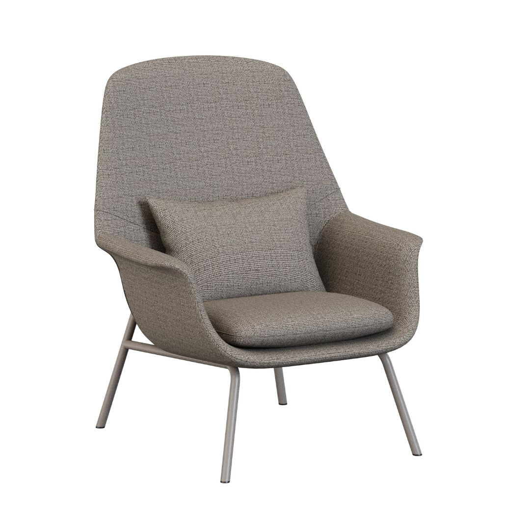 Cherry Armchair Pi-H4SM -  Armchairs - ebarza Furniture UAE | Shop Modern Furniture in Abu Dhabi & Dubai - مفروشات ايبازرا في الامارات | تسوق اثاث عصري وديكورات مميزة في دبي وابوظبي