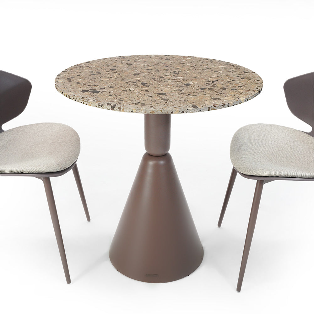 Round Terrazzo Table Top 70 cm 302-N0272 -  Table Tops - ebarza Furniture UAE | Shop Modern Furniture in Abu Dhabi & Dubai - مفروشات ايبازرا في الامارات | تسوق اثاث عصري وديكورات مميزة في دبي وابوظبي