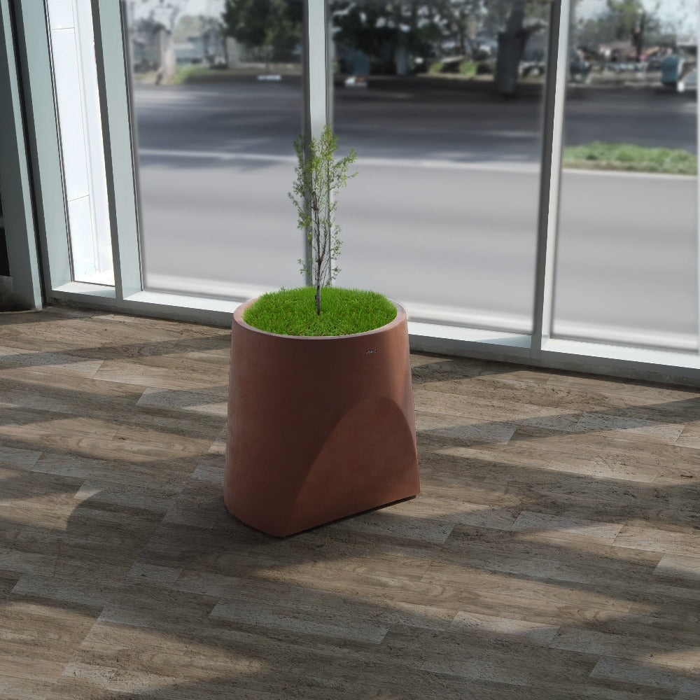 Clay Planter Box XK-4085A-Clay -  Planter Boxes - ebarza Furniture UAE | Shop Modern Furniture in Abu Dhabi & Dubai - مفروشات ايبازرا في الامارات | تسوق اثاث عصري وديكورات مميزة في دبي وابوظبي