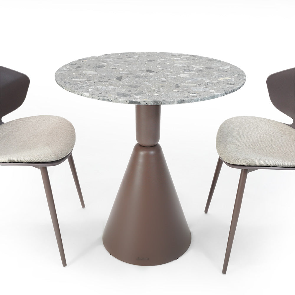 Round Terrazzo Table Top 70 cm 302-N0370 -  Table Tops - ebarza Furniture UAE | Shop Modern Furniture in Abu Dhabi & Dubai - مفروشات ايبازرا في الامارات | تسوق اثاث عصري وديكورات مميزة في دبي وابوظبي