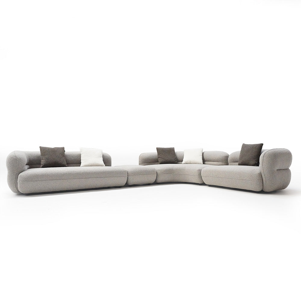 Cotton and Linen Fabric Single Sofa Module ISF-2133 /2 -  Sofa - ebarza Furniture UAE | Shop Modern Furniture in Abu Dhabi & Dubai - مفروشات ايبازرا في الامارات | تسوق اثاث عصري وديكورات مميزة في دبي وابوظبي
