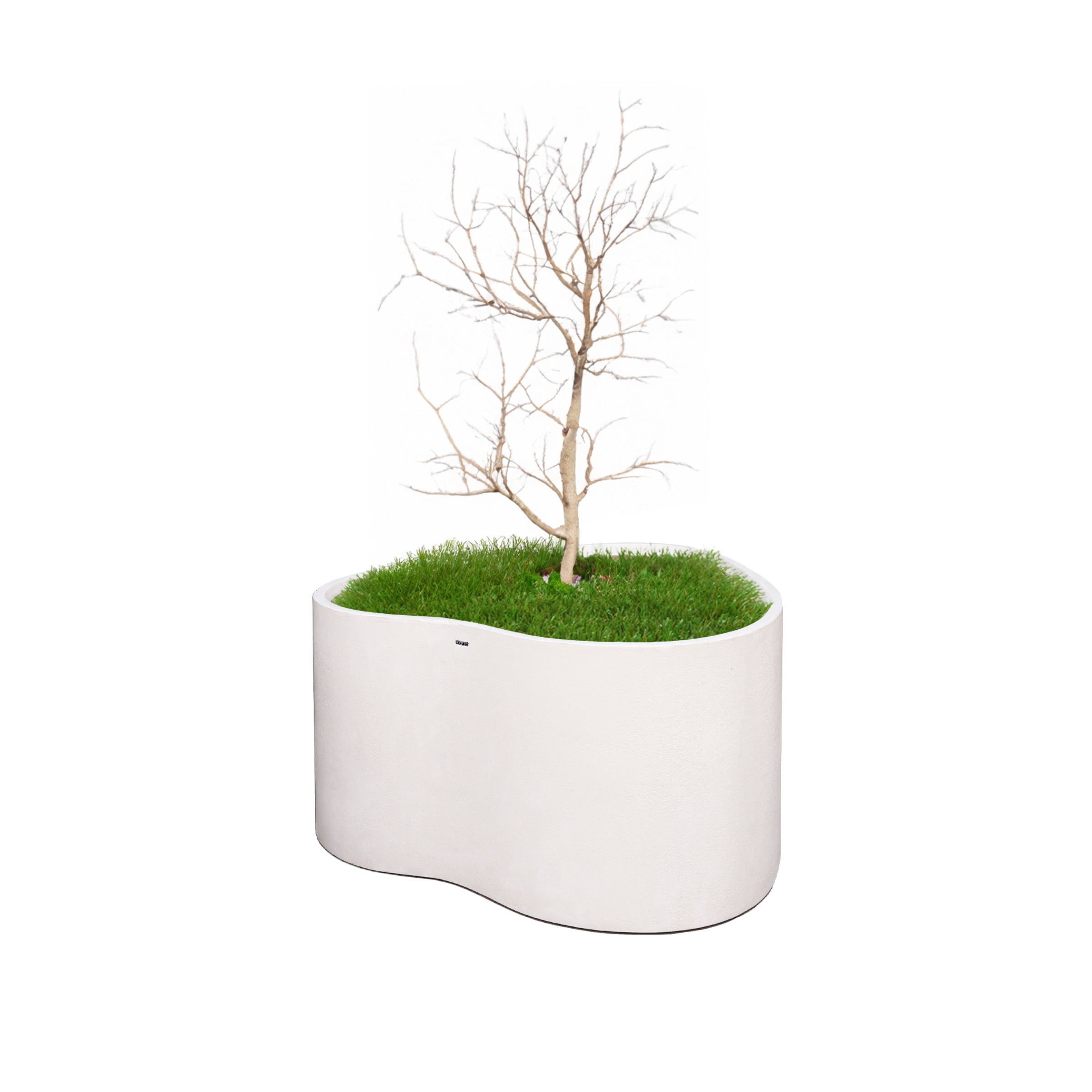 Beige Planter Box  XK-4086A -  Planter Boxes - ebarza Furniture UAE | Shop Modern Furniture in Abu Dhabi & Dubai - مفروشات ايبازرا في الامارات | تسوق اثاث عصري وديكورات مميزة في دبي وابوظبي