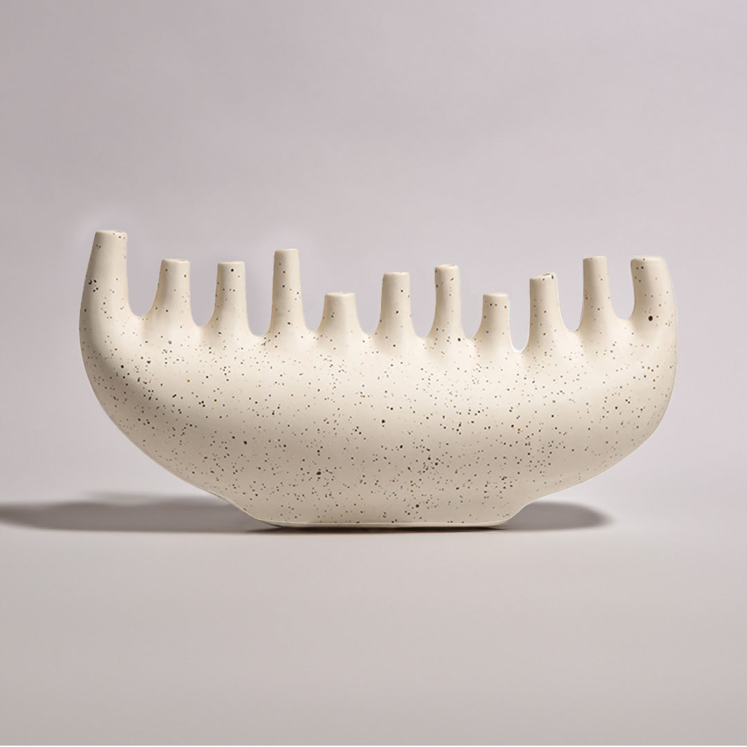 Long Bottle Ceramic Vase FD-D23104A -  Vases - ebarza Furniture UAE | Shop Modern Furniture in Abu Dhabi & Dubai - مفروشات ايبازرا في الامارات | تسوق اثاث عصري وديكورات مميزة في دبي وابوظبي