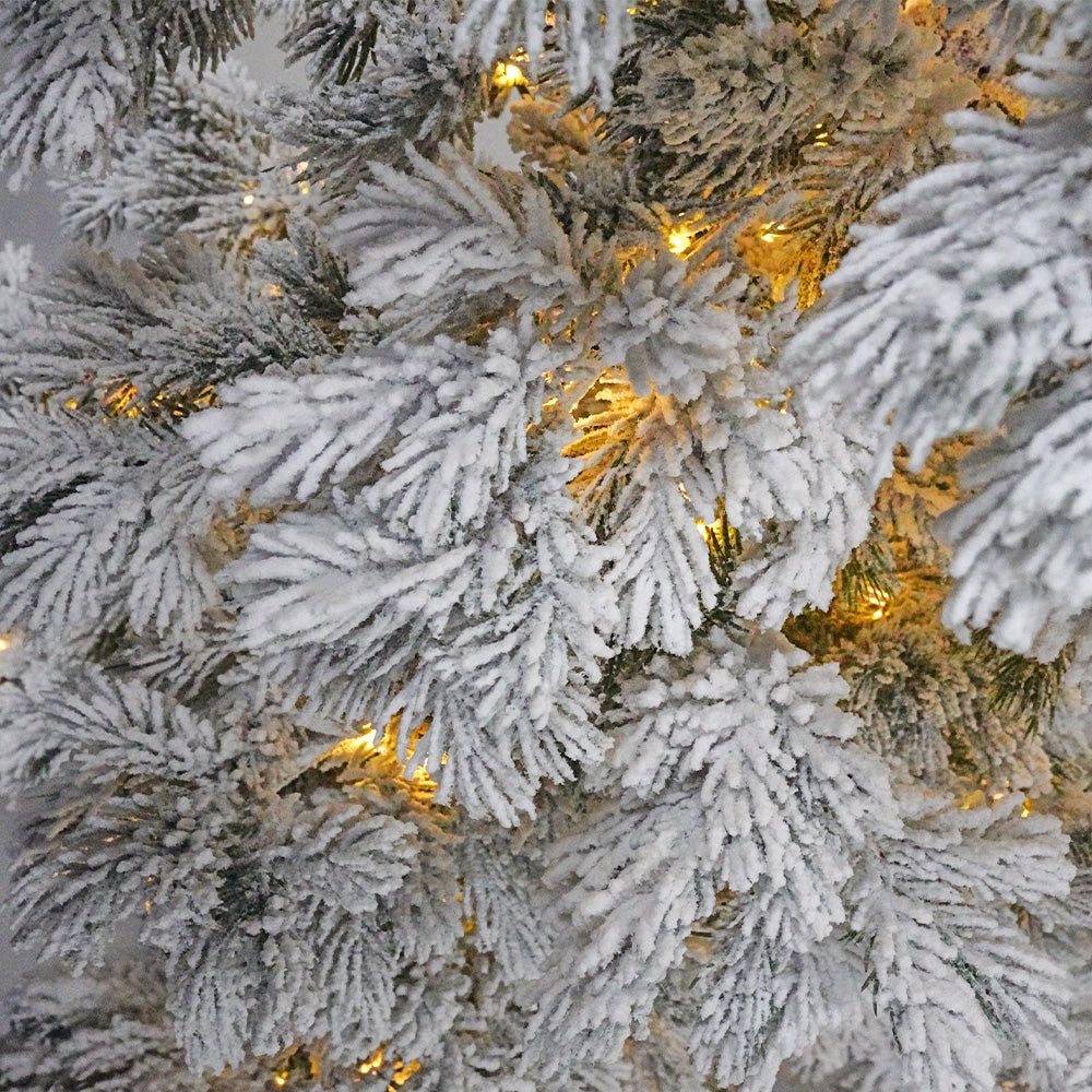 Snow Christmas Tree with LED 170cm 17909BSL -  Plants - ebarza Furniture UAE | Shop Modern Furniture in Abu Dhabi & Dubai - مفروشات ايبازرا في الامارات | تسوق اثاث عصري وديكورات مميزة في دبي وابوظبي