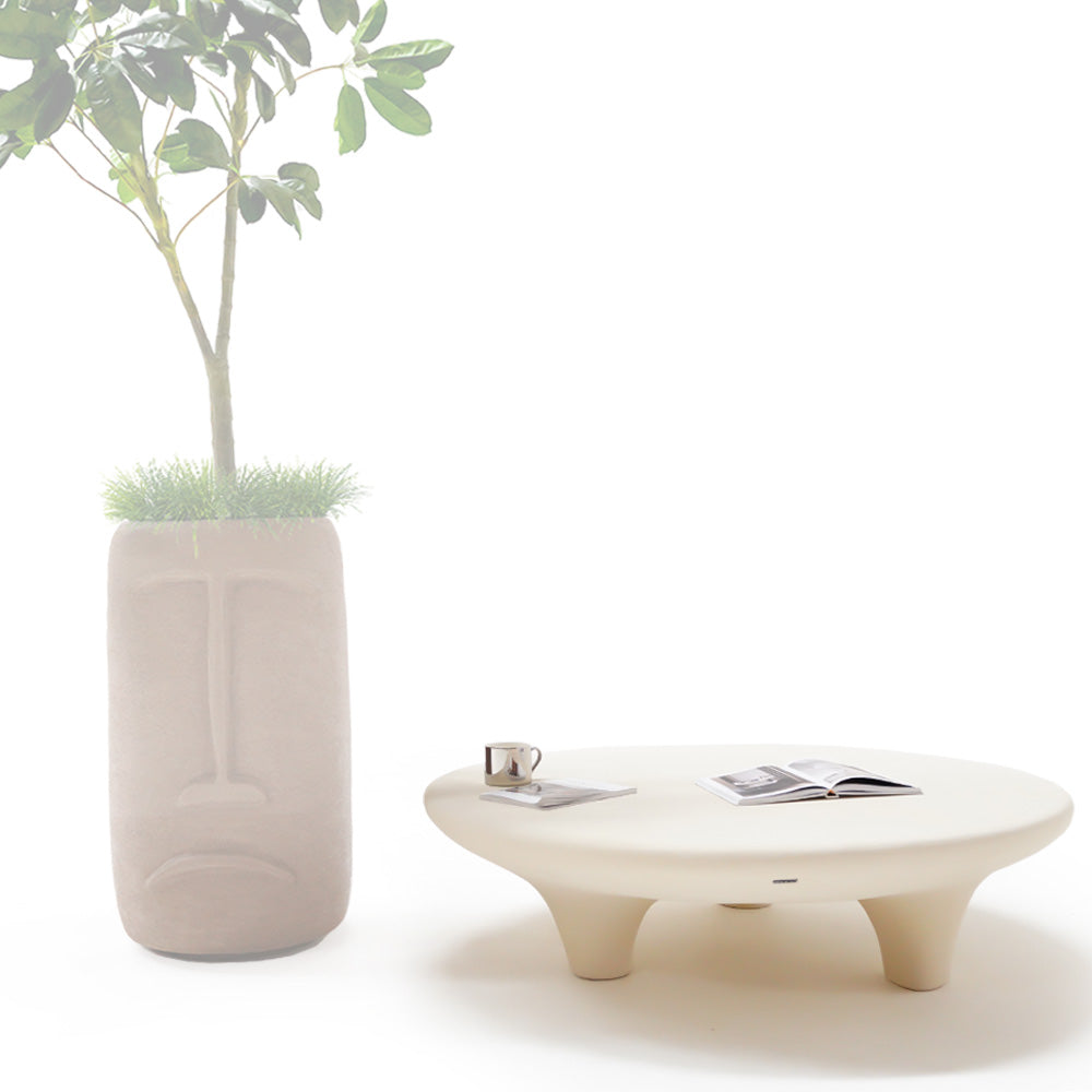 Indoor/Outdoor Beige  Coffee Table - XK-0003 -  Planter Boxes - ebarza Furniture UAE | Shop Modern Furniture in Abu Dhabi & Dubai - مفروشات ايبازرا في الامارات | تسوق اثاث عصري وديكورات مميزة في دبي وابوظبي