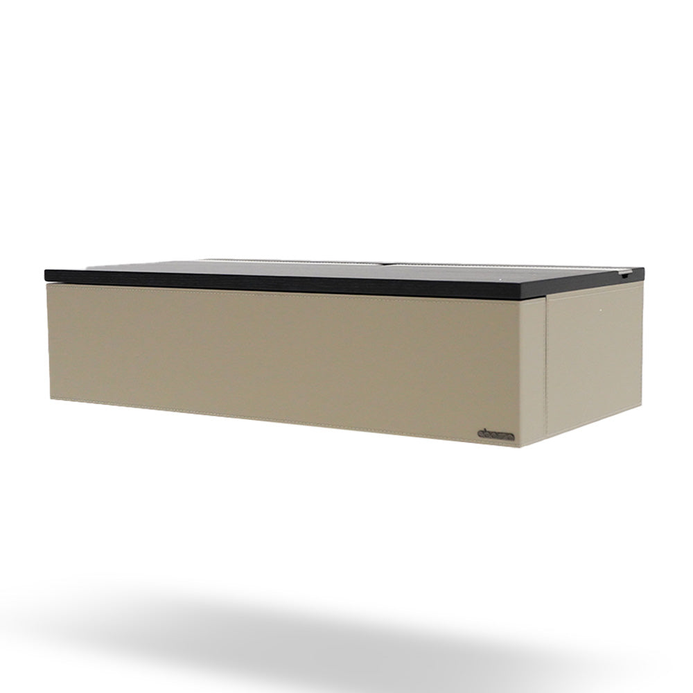 Suspended / Hanged Modular Wall Unit / Side Table 80cm MLL-CUS02-M5  Beige -  Storage/TV Unites - ebarza Furniture UAE | Shop Modern Furniture in Abu Dhabi & Dubai - مفروشات ايبازرا في الامارات | تسوق اثاث عصري وديكورات مميزة في دبي وابوظبي