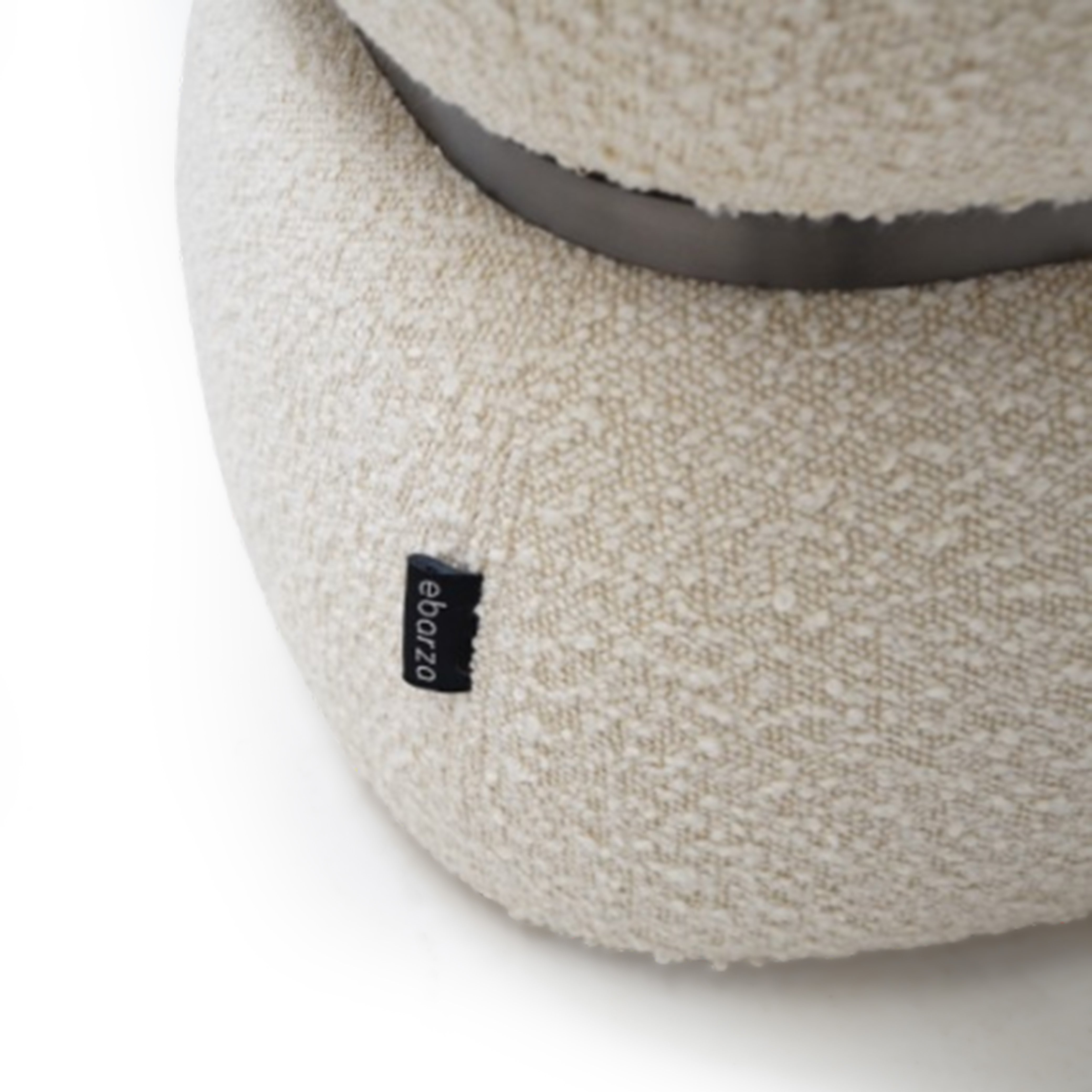 Pre-order 35 Days Delivery Teddy Pouf BC708-1 Beige -  Poufs - ebarza Furniture UAE | Shop Modern Furniture in Abu Dhabi & Dubai - مفروشات ايبازرا في الامارات | تسوق اثاث عصري وديكورات مميزة في دبي وابوظبي