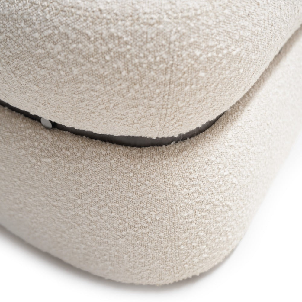 Teddy Bench BC707-1 Beige-Bench -  Poufs - ebarza Furniture UAE | Shop Modern Furniture in Abu Dhabi & Dubai - مفروشات ايبازرا في الامارات | تسوق اثاث عصري وديكورات مميزة في دبي وابوظبي