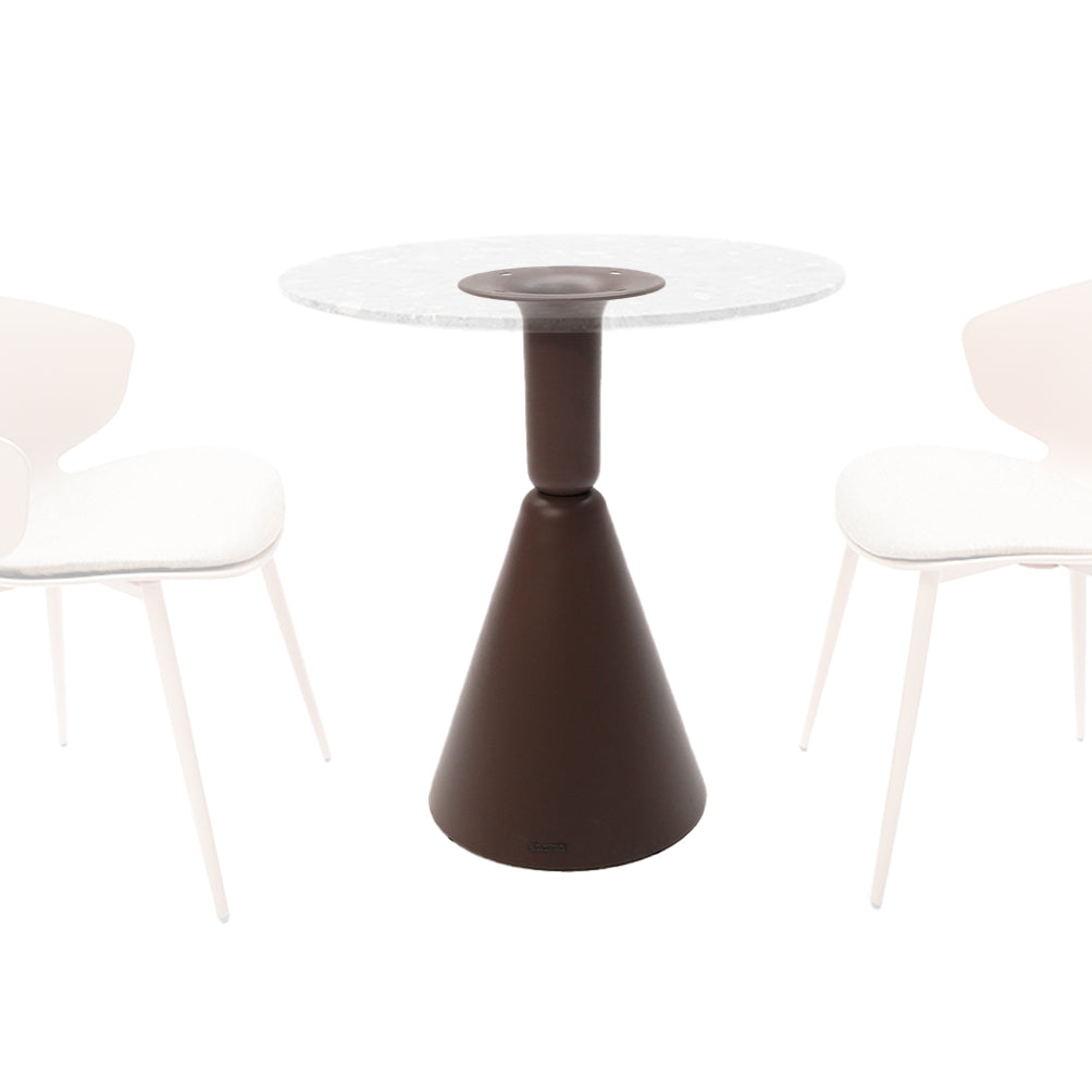 Dining Table Base 72cm 40BTB-Coffee -  Table bases - ebarza Furniture UAE | Shop Modern Furniture in Abu Dhabi & Dubai - مفروشات ايبازرا في الامارات | تسوق اثاث عصري وديكورات مميزة في دبي وابوظبي