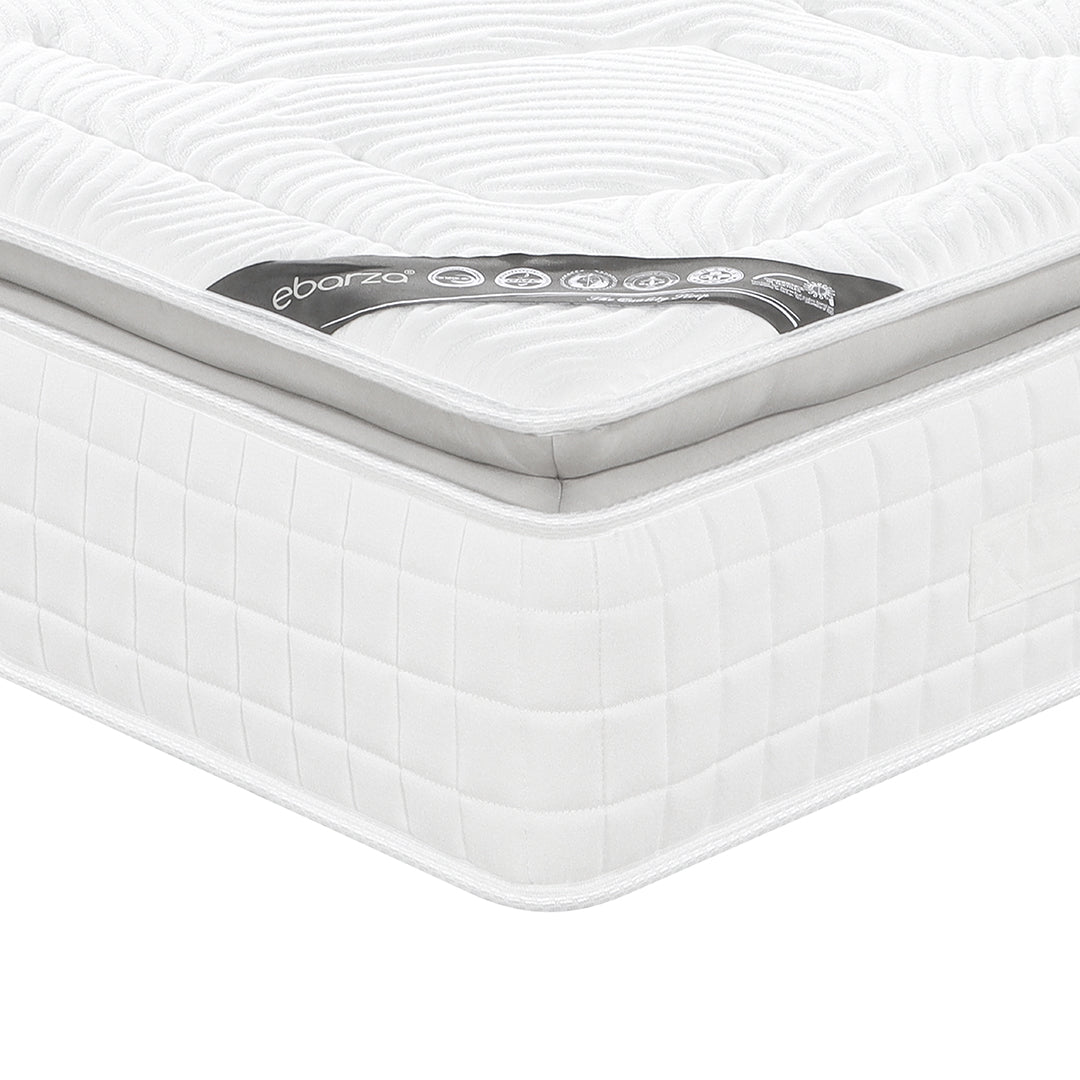 Pre-order 35 Days Delivery 110*200cm Aurora  Single Size Pillow-top mattress - Pillow-top 25 -  P20250916 - 110*200*25 - Single Size -  Mattresses - ebarza Furniture UAE | Shop Modern Furniture in Abu Dhabi & Dubai - مفروشات ايبازرا في الامارات | تسوق اثاث عصري وديكورات مميزة في دبي وابوظبي