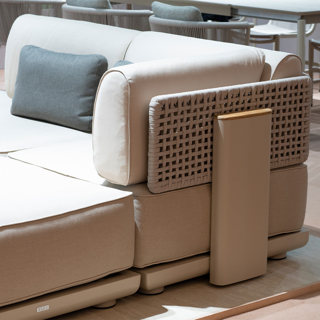Customized For (D67932) -  Block Outdoor Corner Unit With Strap Back - KC8609N13ROP -  Sofas - ebarza Furniture UAE | Shop Modern Furniture in Abu Dhabi & Dubai - مفروشات ايبازرا في الامارات | تسوق اثاث عصري وديكورات مميزة في دبي وابوظبي