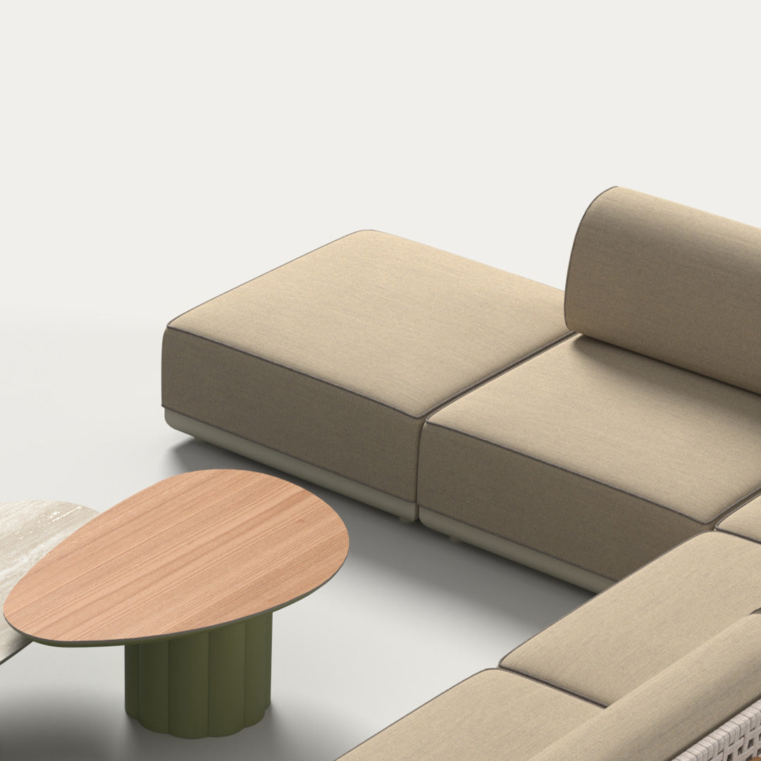 Customized For (D67932) -  Block Outdoor Corner Unit With Strap Back - KC8609N13ROP -  Sofas - ebarza Furniture UAE | Shop Modern Furniture in Abu Dhabi & Dubai - مفروشات ايبازرا في الامارات | تسوق اثاث عصري وديكورات مميزة في دبي وابوظبي