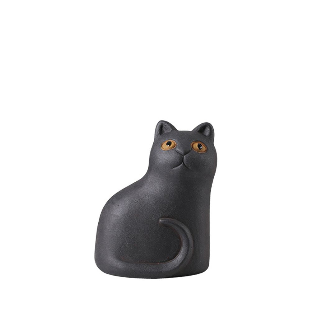 Big-Eyed Cat B - FF-N24029B -  Home Decor Figurines - ebarza Furniture UAE | Shop Modern Furniture in Abu Dhabi & Dubai - مفروشات ايبازرا في الامارات | تسوق اثاث عصري وديكورات مميزة في دبي وابوظبي