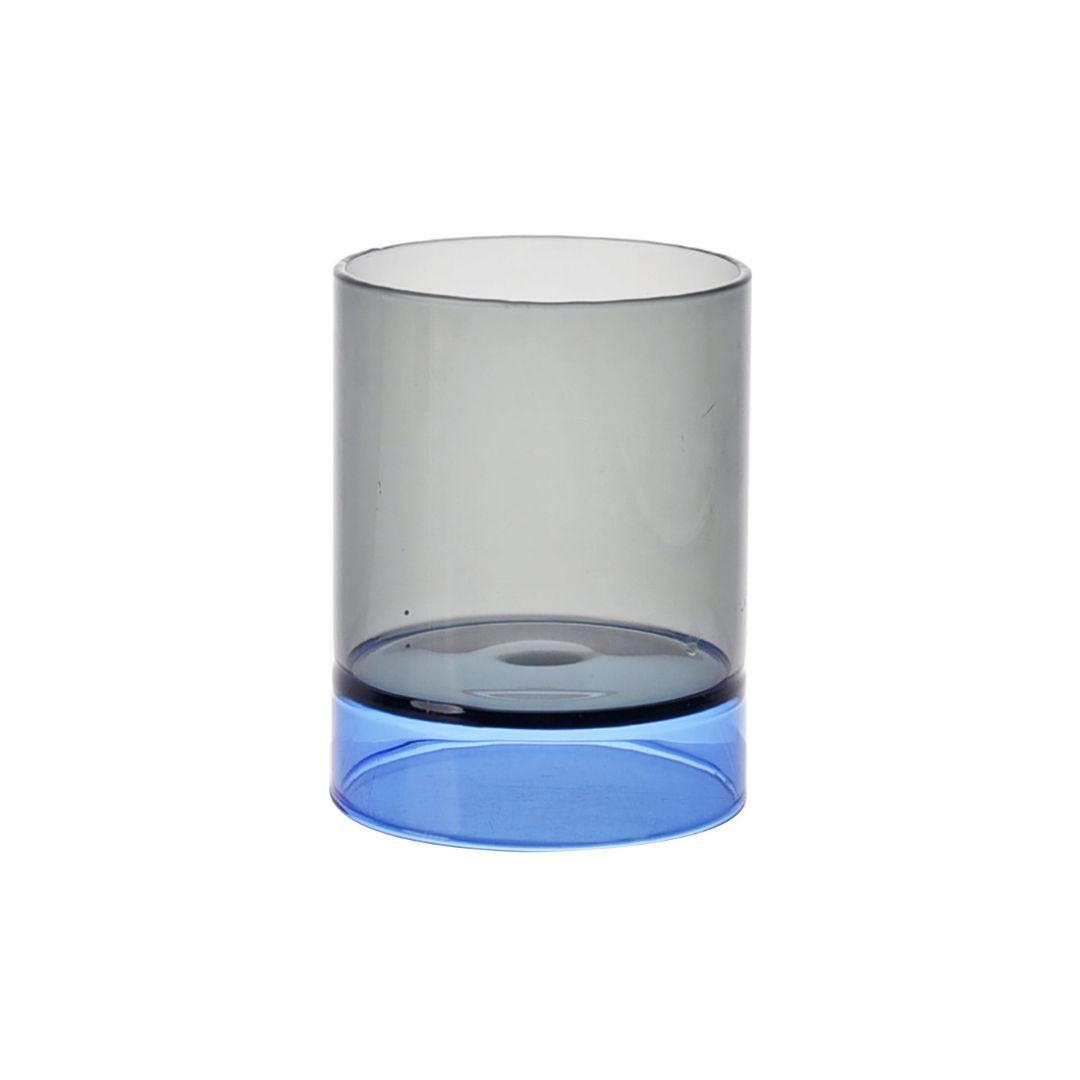 Blue Base + Grey Top Tumbler - C24058FA2 -  Drinkware - ebarza Furniture UAE | Shop Modern Furniture in Abu Dhabi & Dubai - مفروشات ايبازرا في الامارات | تسوق اثاث عصري وديكورات مميزة في دبي وابوظبي