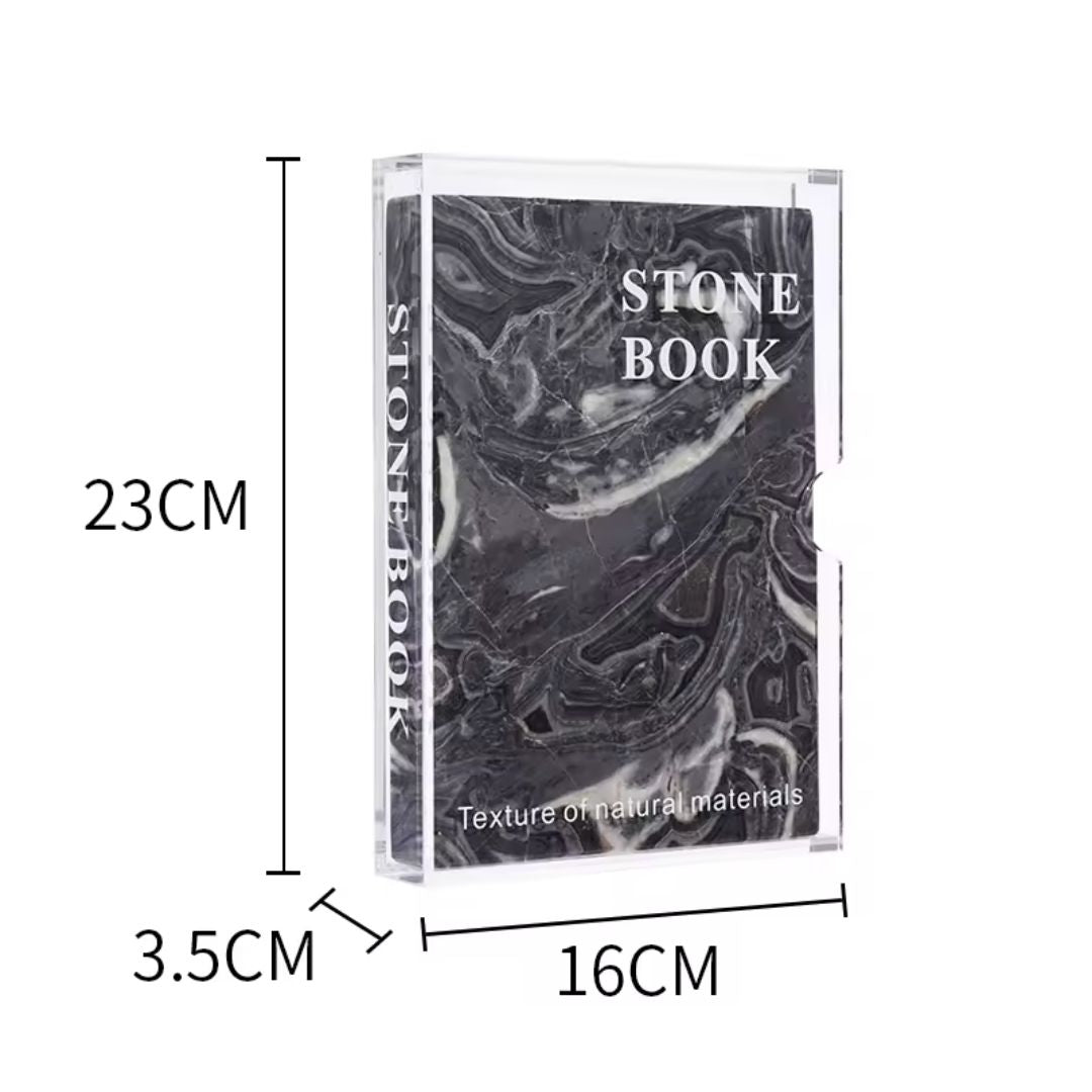 Brown Stone Book FB-T2122B -  Home Decor Figurines - ebarza Furniture UAE | Shop Modern Furniture in Abu Dhabi & Dubai - مفروشات ايبازرا في الامارات | تسوق اثاث عصري وديكورات مميزة في دبي وابوظبي
