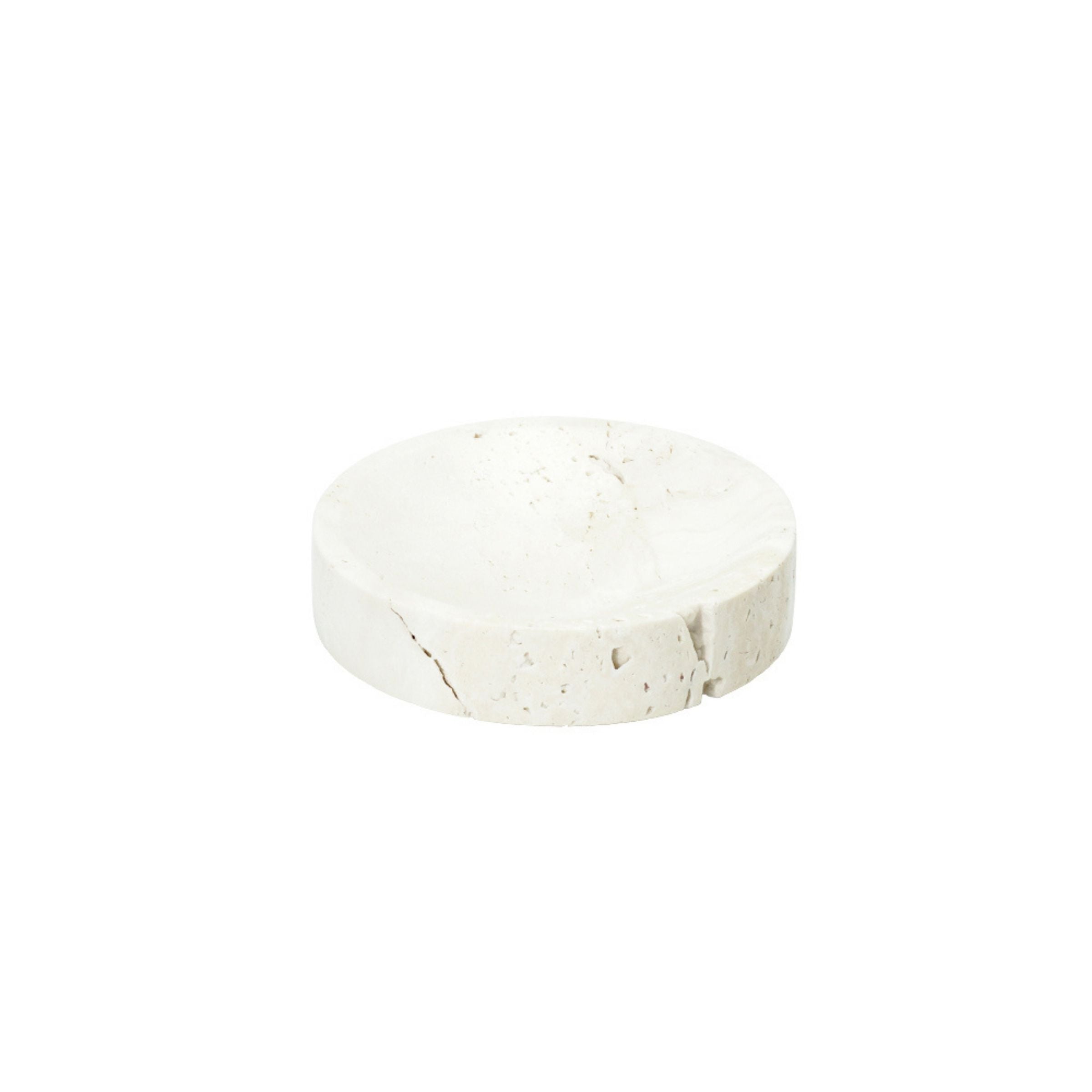 Pre-order 25 days Delivery Cave Stone Circular Soap Dish CBJ833-3B -  Bathroom Accessories - ebarza Furniture UAE | Shop Modern Furniture in Abu Dhabi & Dubai - مفروشات ايبازرا في الامارات | تسوق اثاث عصري وديكورات مميزة في دبي وابوظبي