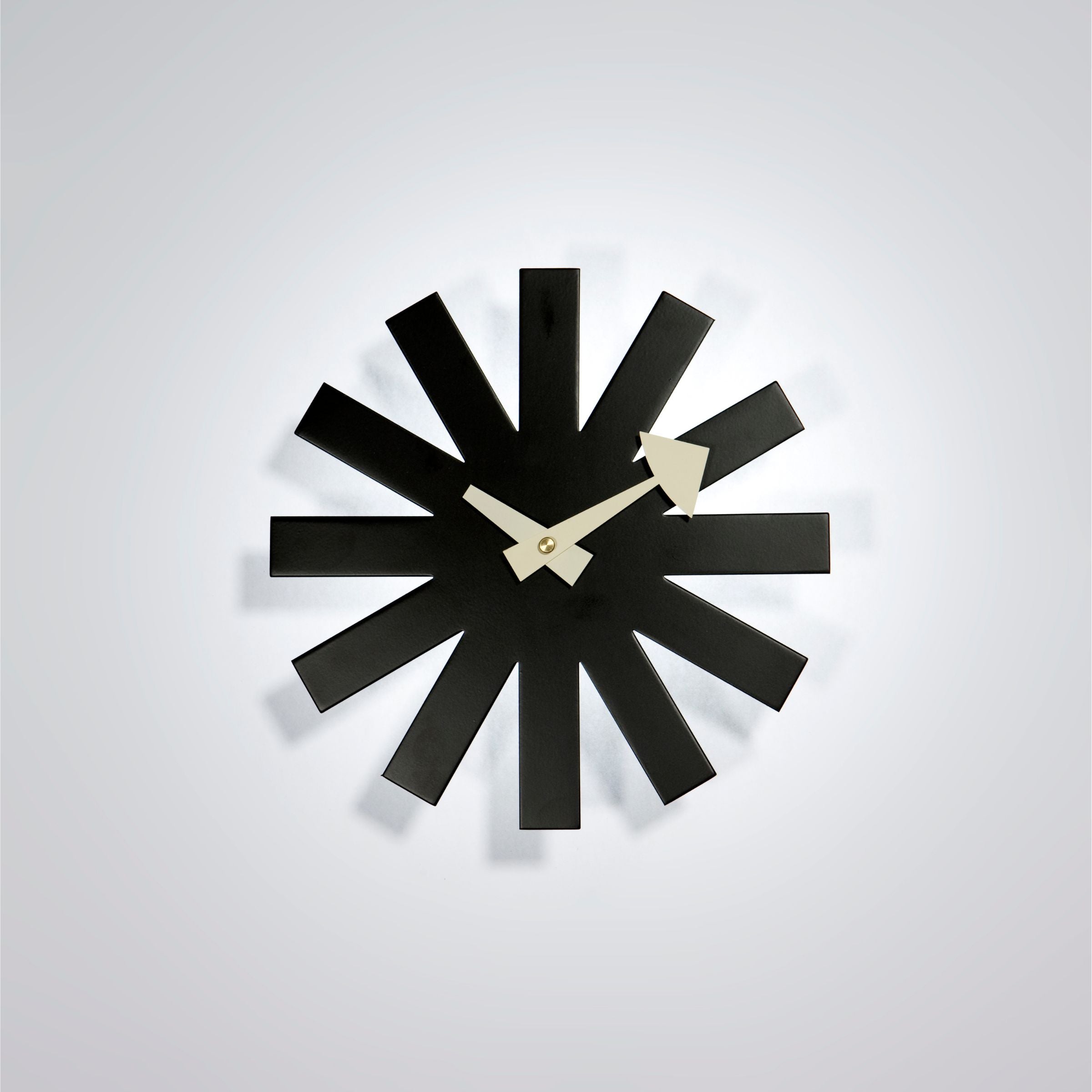 Black Wall Clock - Black CW07-B -  Clocks - ebarza Furniture UAE | Shop Modern Furniture in Abu Dhabi & Dubai - مفروشات ايبازرا في الامارات | تسوق اثاث عصري وديكورات مميزة في دبي وابوظبي