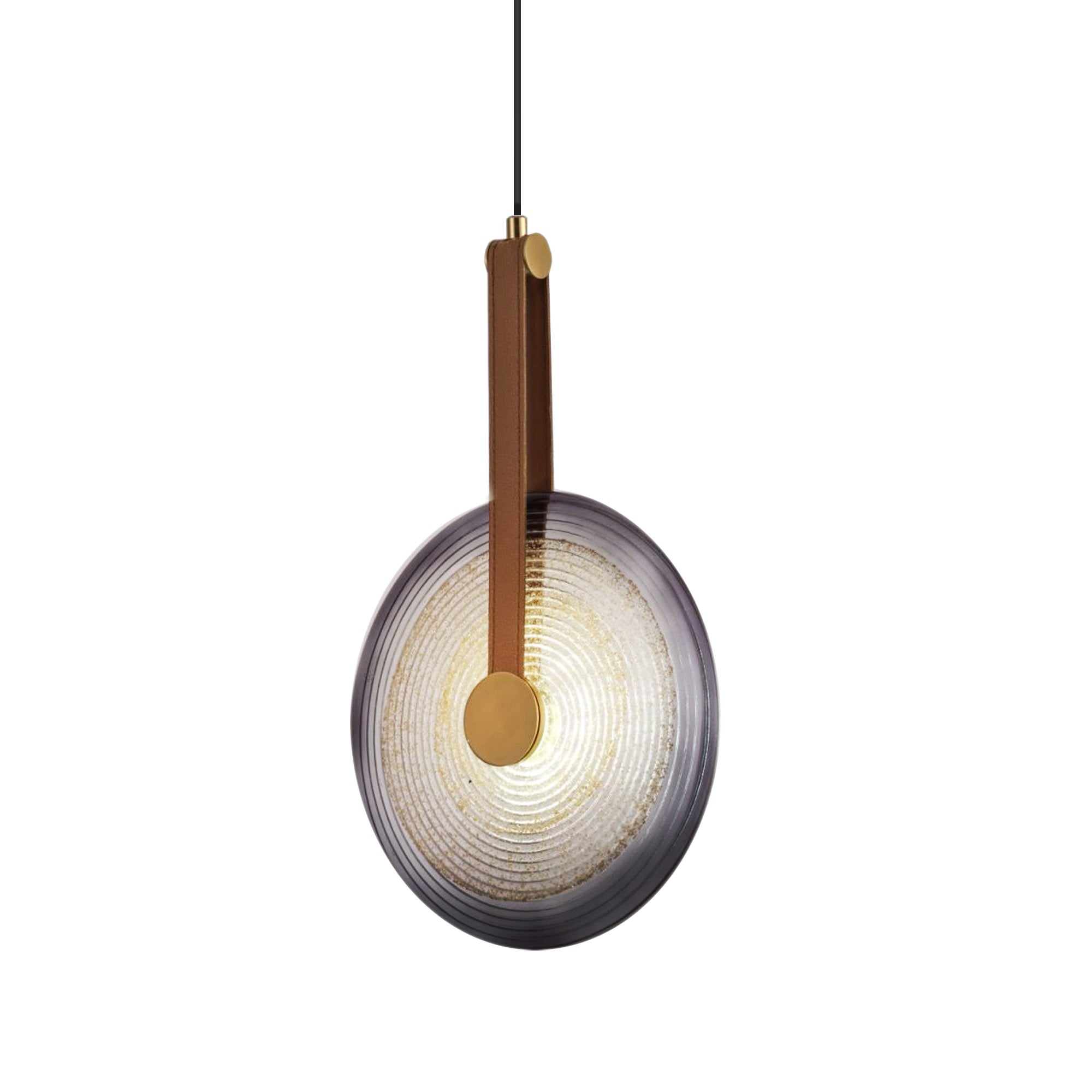 Pre-order 35 Days Delivery Aqua Gem Pendant Lamp Beige Leather Dia20cm CY-DD-1048/20 -  Pendant Lamps - ebarza Furniture UAE | Shop Modern Furniture in Abu Dhabi & Dubai - مفروشات ايبازرا في الامارات | تسوق اثاث عصري وديكورات مميزة في دبي وابوظبي