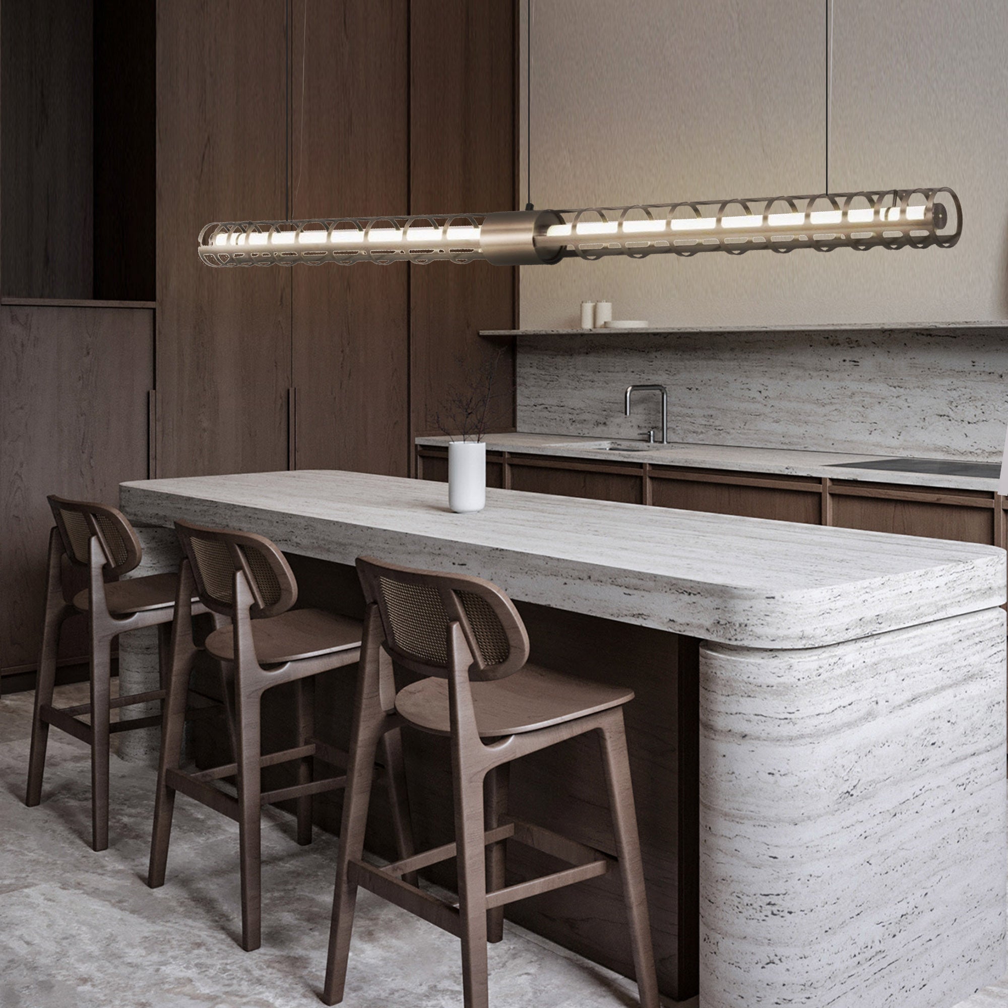 Pre-order 35 Days Delivery Luminous Thread Pendant Lamp CY-DD-1050-Black -  Pendant Lamps - ebarza Furniture UAE | Shop Modern Furniture in Abu Dhabi & Dubai - مفروشات ايبازرا في الامارات | تسوق اثاث عصري وديكورات مميزة في دبي وابوظبي