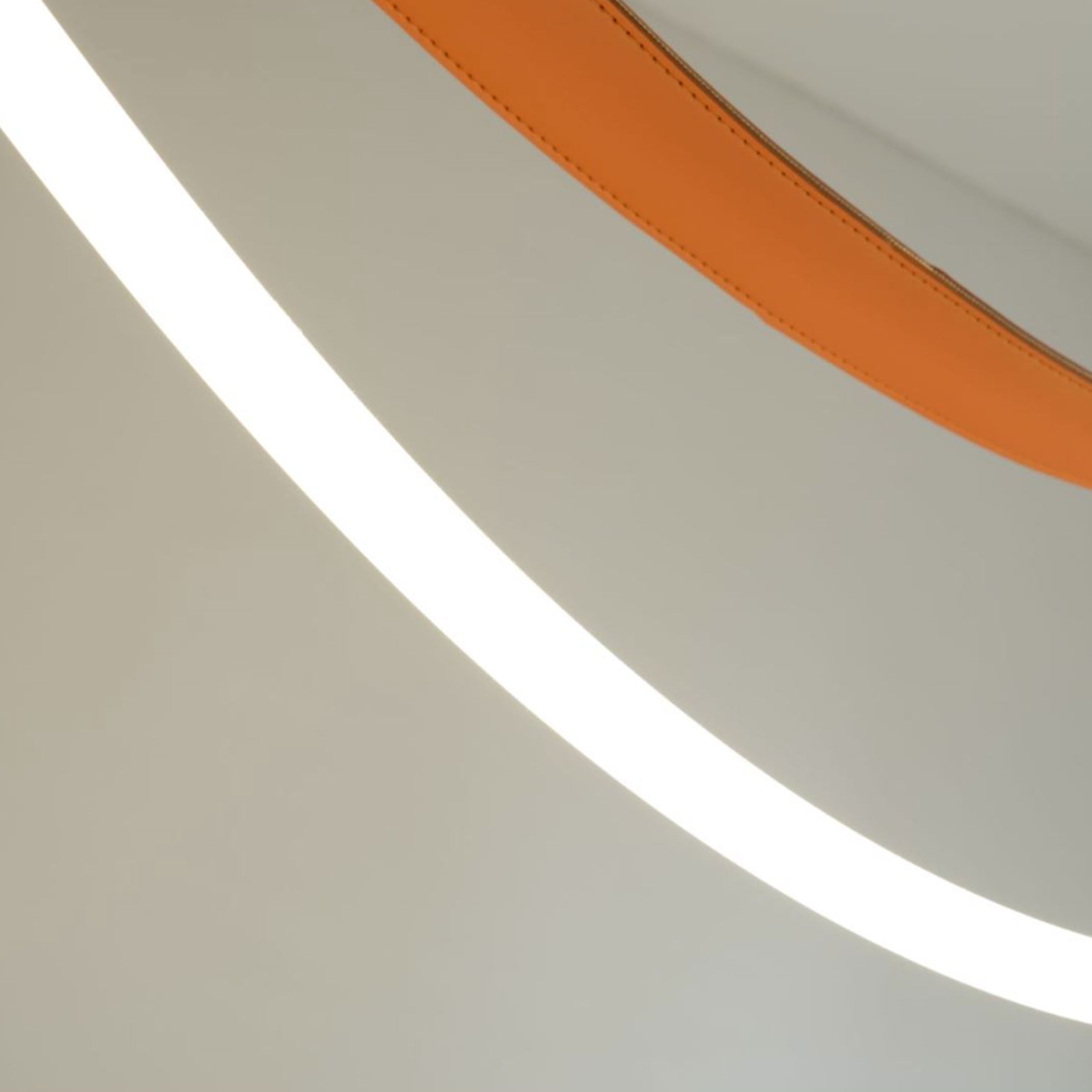 Aurora Borealis Orange Leather Golden Pendant Lamp CY-DD-1051/4m -  Pendant Lamps - ebarza Furniture UAE | Shop Modern Furniture in Abu Dhabi & Dubai - مفروشات ايبازرا في الامارات | تسوق اثاث عصري وديكورات مميزة في دبي وابوظبي