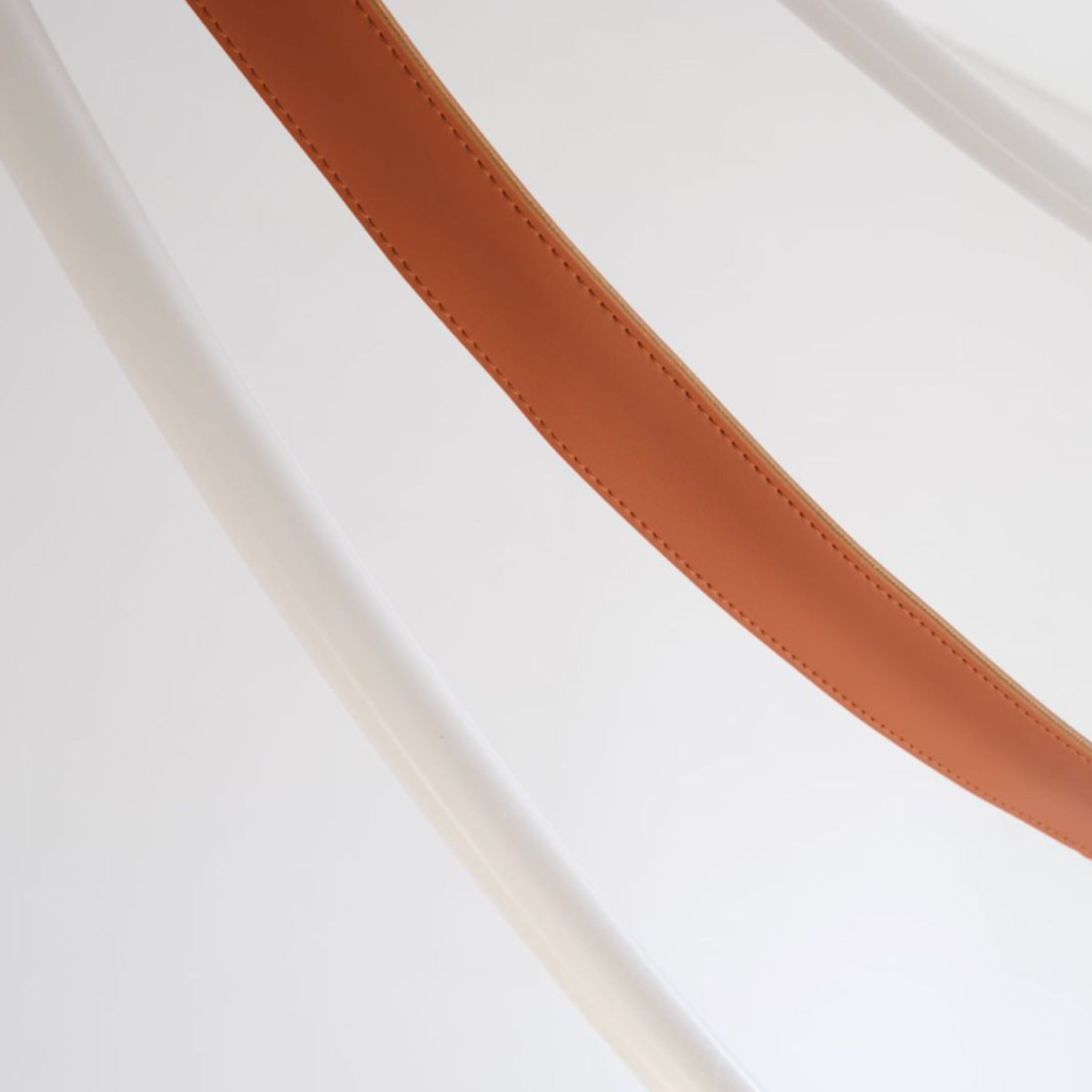 Aurora Borealis Orange Leather Golden Pendant Lamp CY-DD-1051/4m -  Pendant Lamps - ebarza Furniture UAE | Shop Modern Furniture in Abu Dhabi & Dubai - مفروشات ايبازرا في الامارات | تسوق اثاث عصري وديكورات مميزة في دبي وابوظبي