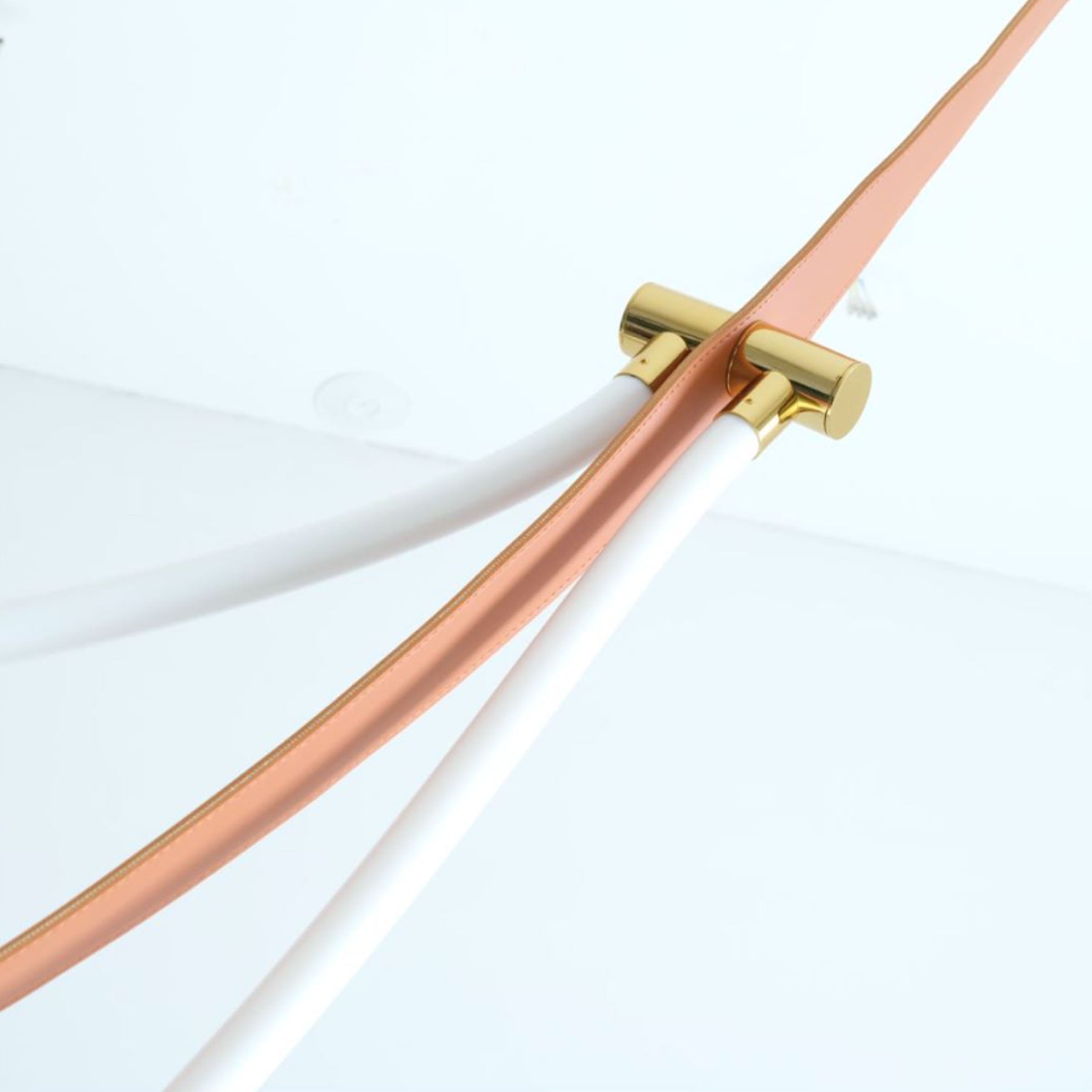 Aurora Borealis Orange Leather Golden Pendant Lamp CY-DD-1051/4m -  Pendant Lamps - ebarza Furniture UAE | Shop Modern Furniture in Abu Dhabi & Dubai - مفروشات ايبازرا في الامارات | تسوق اثاث عصري وديكورات مميزة في دبي وابوظبي
