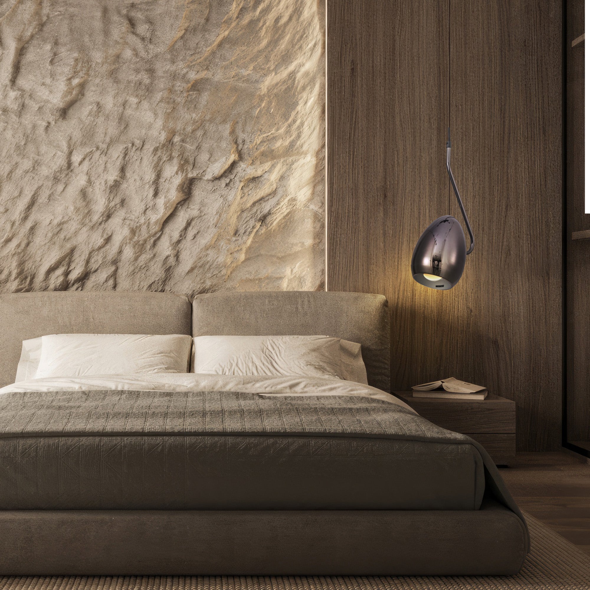 Teardrop Black Pendant Lamp CY-DD-1062-BL -  Pendant Lamps - ebarza Furniture UAE | Shop Modern Furniture in Abu Dhabi & Dubai - مفروشات ايبازرا في الامارات | تسوق اثاث عصري وديكورات مميزة في دبي وابوظبي