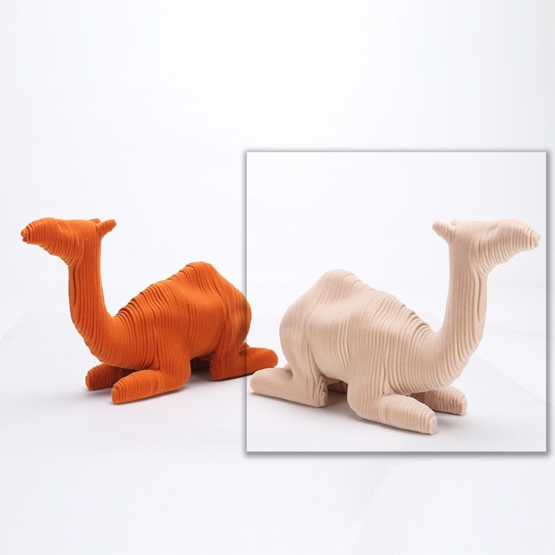 Camel Sculpture - KA3122B BEIGE -  Home Decor Figurines - ebarza Furniture UAE | Shop Modern Furniture in Abu Dhabi & Dubai - مفروشات ايبازرا في الامارات | تسوق اثاث عصري وديكورات مميزة في دبي وابوظبي