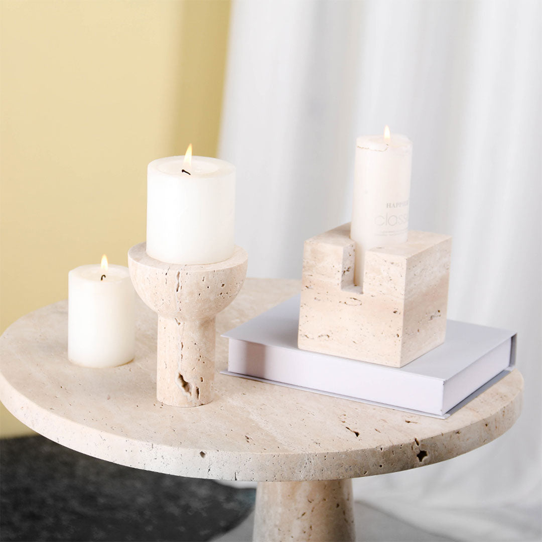 Candle Holder Set - KE4006 -  Home Decor Figurines - ebarza Furniture UAE | Shop Modern Furniture in Abu Dhabi & Dubai - مفروشات ايبازرا في الامارات | تسوق اثاث عصري وديكورات مميزة في دبي وابوظبي