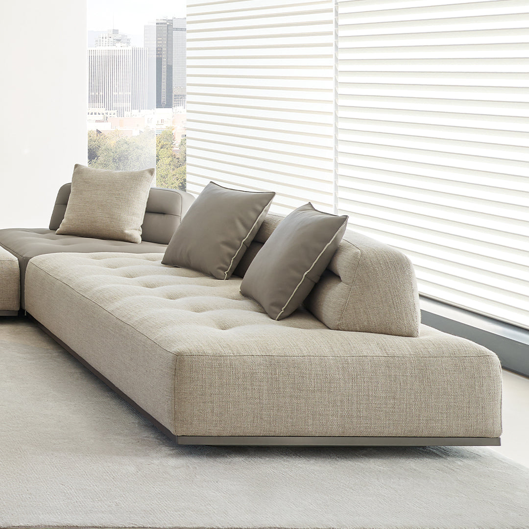 Pre-order 120 Days Delivery Carmilla 2-Seater Module Without Arm - Fabric - MSTV-S015-B -  Sofas - ebarza Furniture UAE | Shop Modern Furniture in Abu Dhabi & Dubai - مفروشات ايبازرا في الامارات | تسوق اثاث عصري وديكورات مميزة في دبي وابوظبي