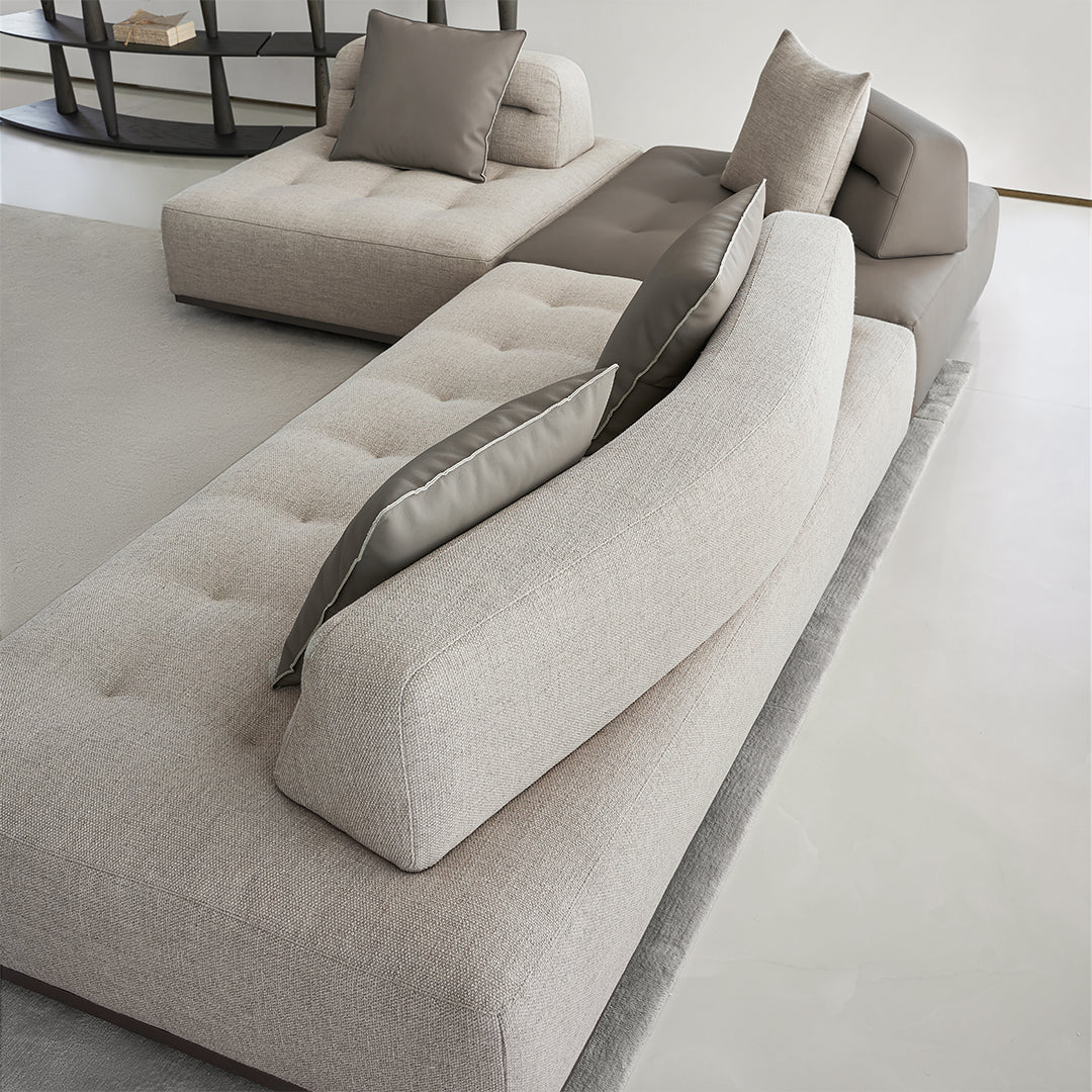 Carmilla Single Seater Module Without Arm - Leather - MSTV-S015-C1 -  Sofas - ebarza Furniture UAE | Shop Modern Furniture in Abu Dhabi & Dubai - مفروشات ايبازرا في الامارات | تسوق اثاث عصري وديكورات مميزة في دبي وابوظبي