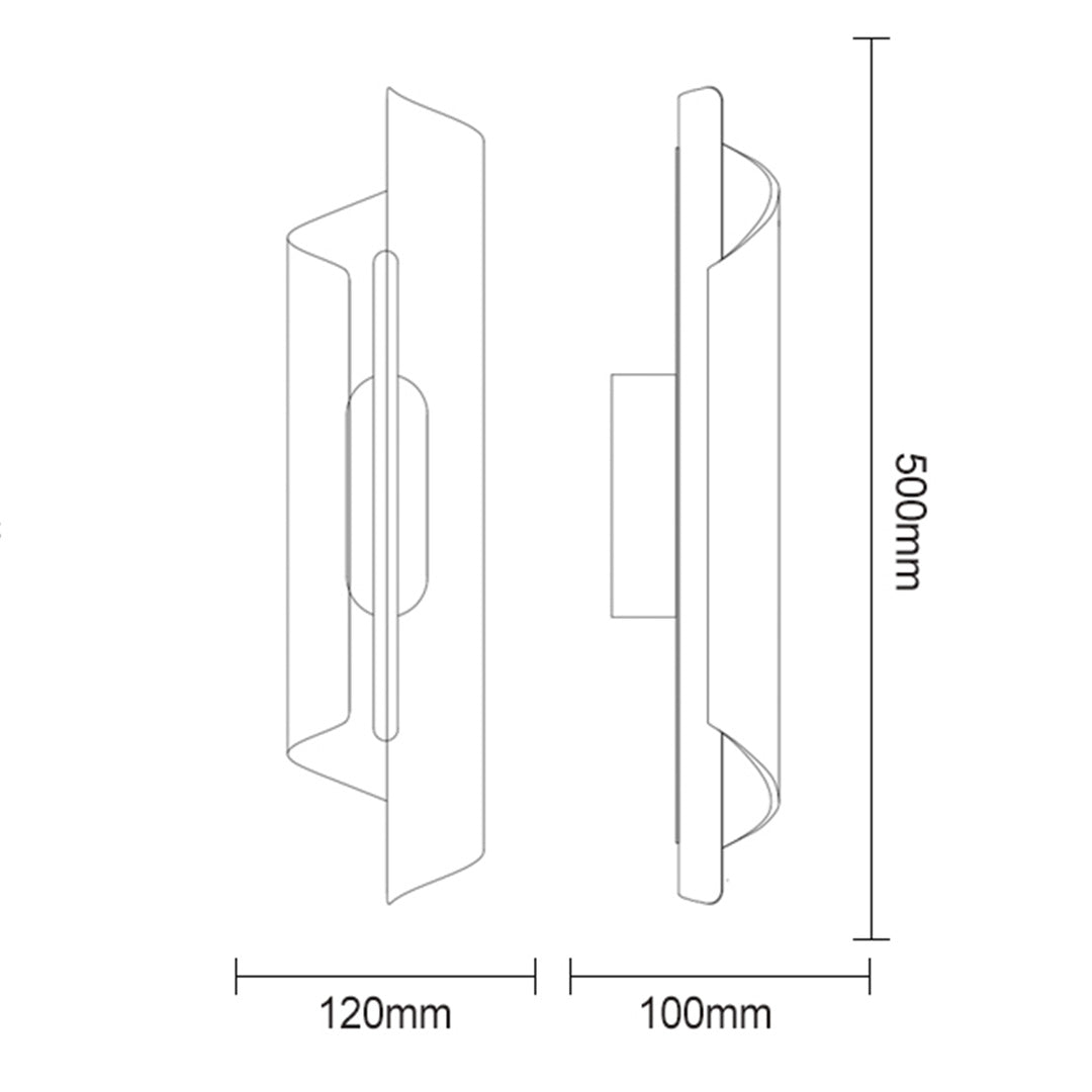Cascading Moonlight Wall Lamp MA05872WA-001-01B -  Wall Lamps - ebarza Furniture UAE | Shop Modern Furniture in Abu Dhabi & Dubai - مفروشات ايبازرا في الامارات | تسوق اثاث عصري وديكورات مميزة في دبي وابوظبي