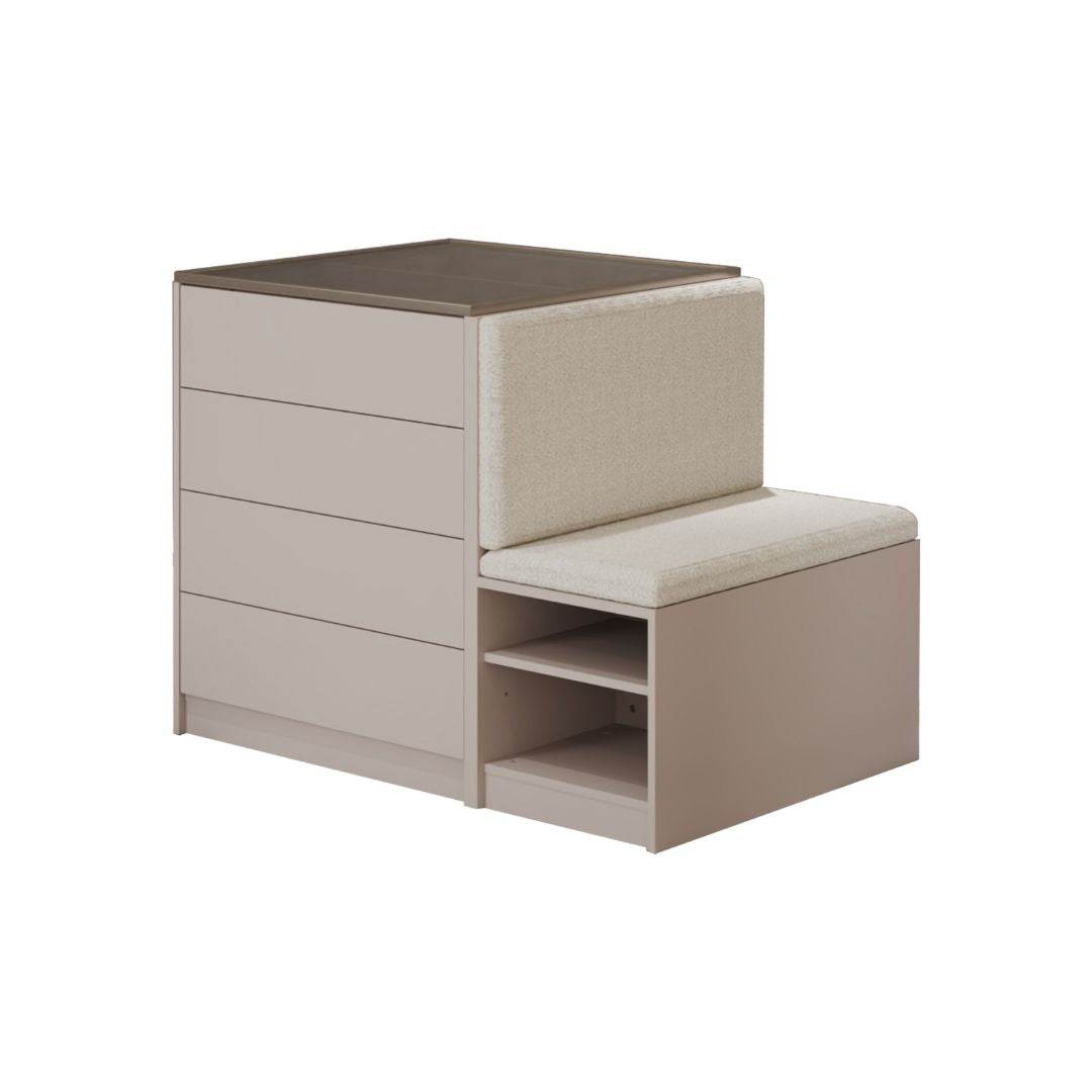 Pre-order 25 Days Delivery Cashmere Island Dresser Bench -  Cabinets - ebarza Furniture UAE | Shop Modern Furniture in Abu Dhabi & Dubai - مفروشات ايبازرا في الامارات | تسوق اثاث عصري وديكورات مميزة في دبي وابوظبي