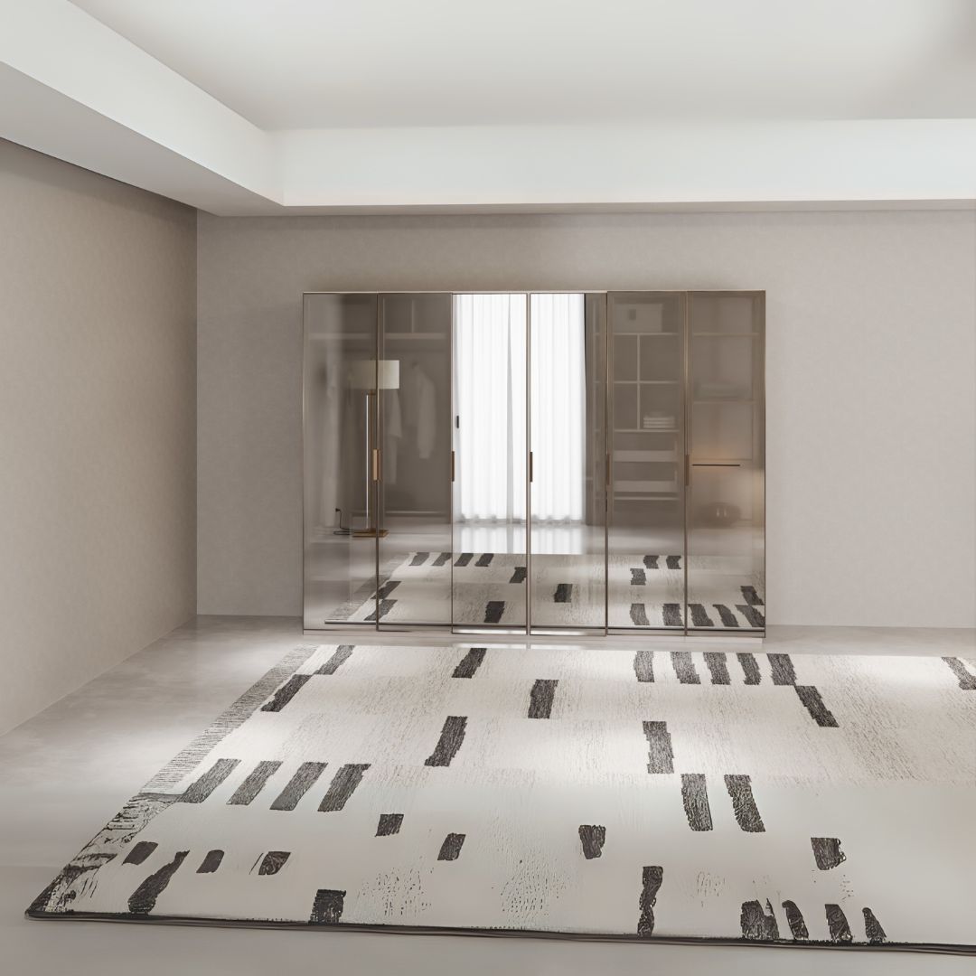 Pre-order 25 Days Delivery Cashmere  CORNER WARDROBE 4 DOORS ACCORDION -  Cabinets - ebarza Furniture UAE | Shop Modern Furniture in Abu Dhabi & Dubai - مفروشات ايبازرا في الامارات | تسوق اثاث عصري وديكورات مميزة في دبي وابوظبي