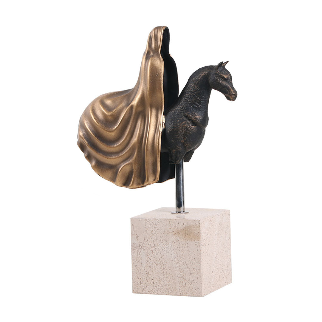 Cloak Rider Statue Sculpture - KA4123 -  Home Decor Figurines - ebarza Furniture UAE | Shop Modern Furniture in Abu Dhabi & Dubai - مفروشات ايبازرا في الامارات | تسوق اثاث عصري وديكورات مميزة في دبي وابوظبي