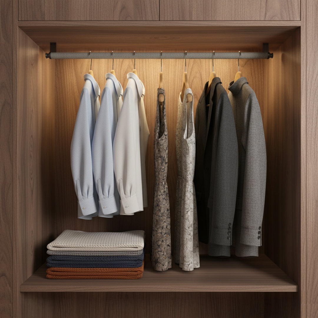 Clothes Holder Gray Fabric D101-800mm/Fabric