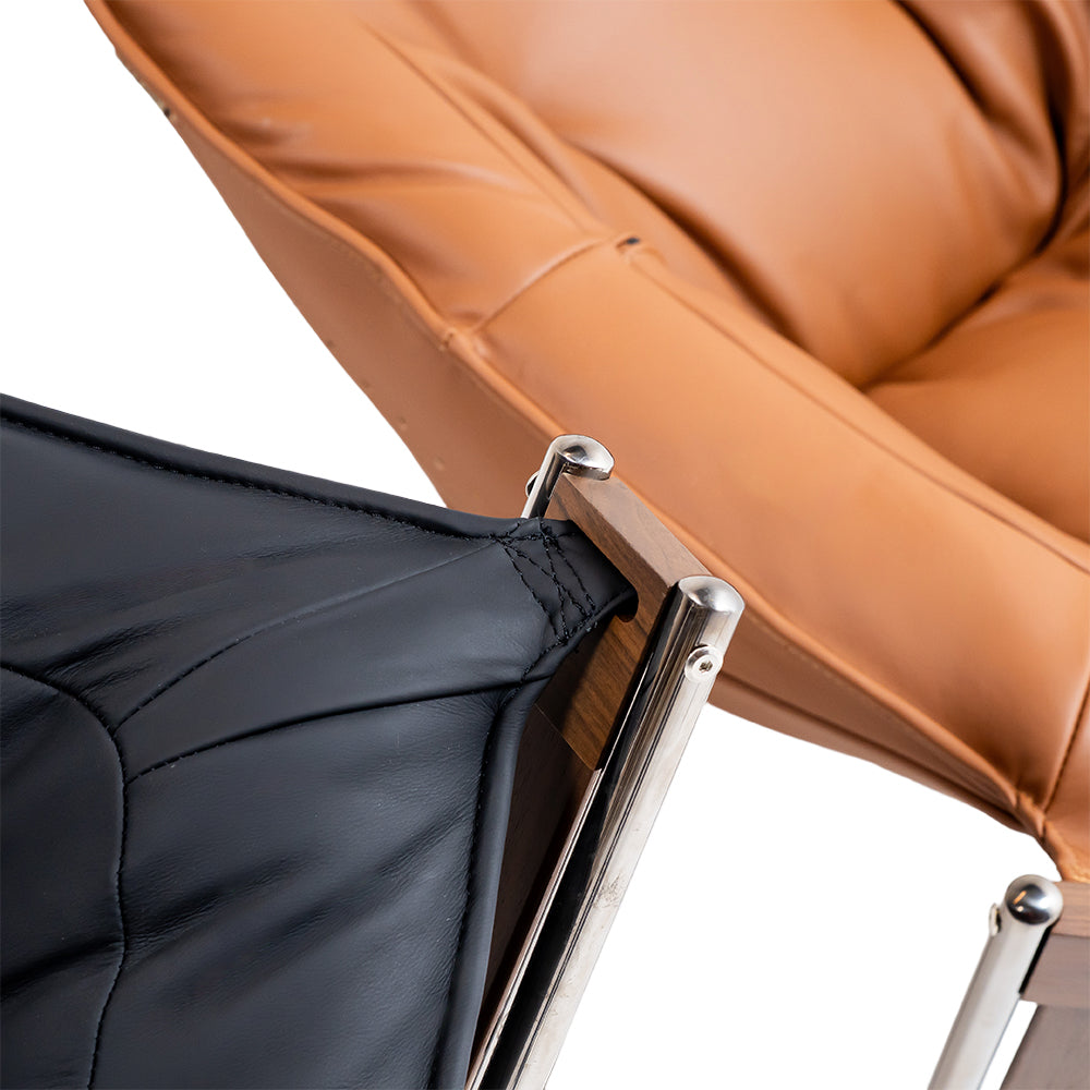 Cocoon Lounge Chair - PS-A179 -Br -  Lounge Chairs - ebarza Furniture UAE | Shop Modern Furniture in Abu Dhabi & Dubai - مفروشات ايبازرا في الامارات | تسوق اثاث عصري وديكورات مميزة في دبي وابوظبي