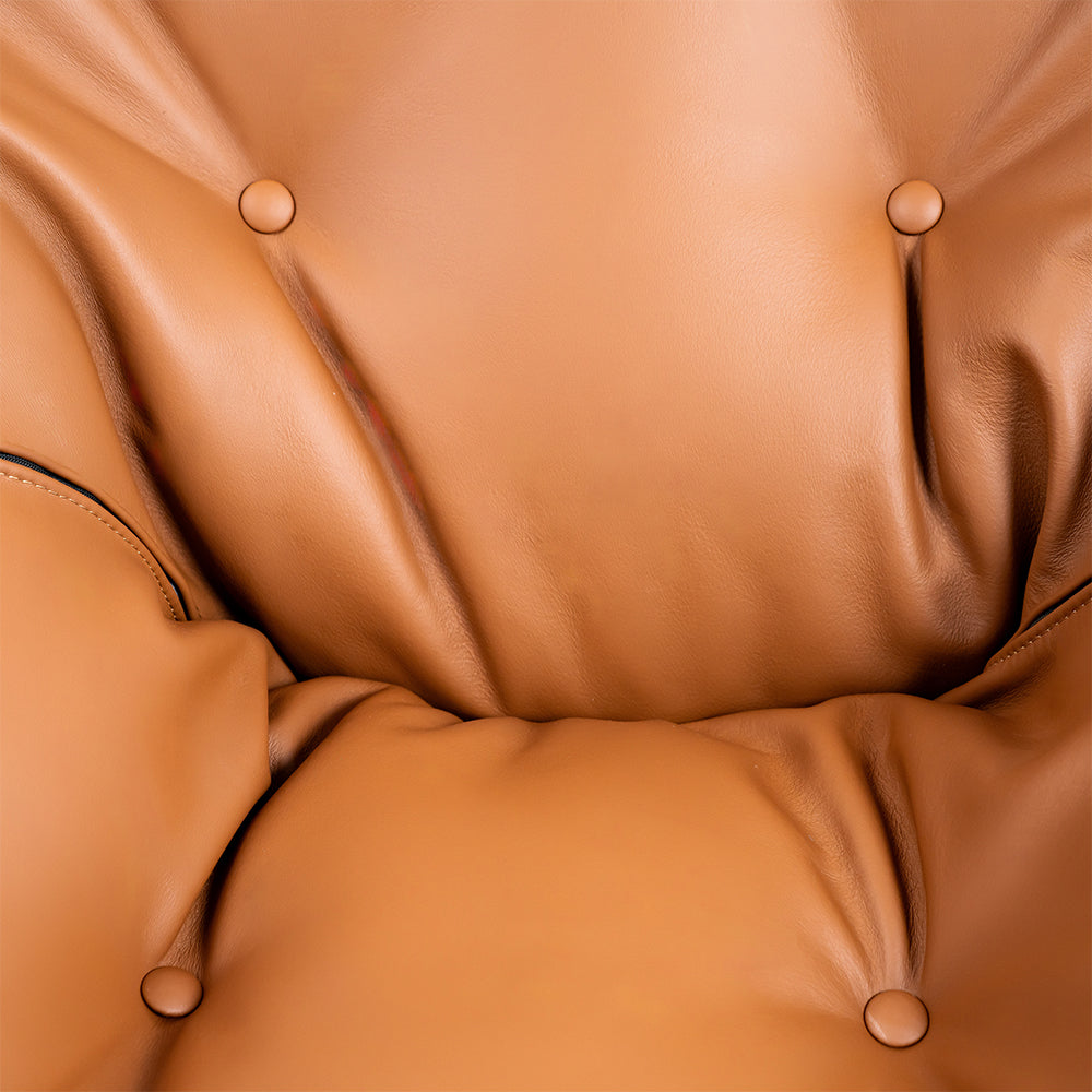 Cocoon Lounge Chair - PS-A179 -Br -  Lounge Chairs - ebarza Furniture UAE | Shop Modern Furniture in Abu Dhabi & Dubai - مفروشات ايبازرا في الامارات | تسوق اثاث عصري وديكورات مميزة في دبي وابوظبي