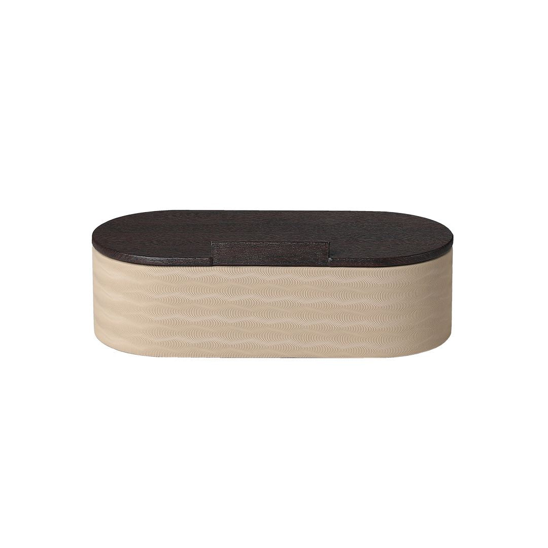 Corrugated Round Edge Box Coffee B - FB-PG24010B -  Home Decor Figurines - ebarza Furniture UAE | Shop Modern Furniture in Abu Dhabi & Dubai - مفروشات ايبازرا في الامارات | تسوق اثاث عصري وديكورات مميزة في دبي وابوظبي